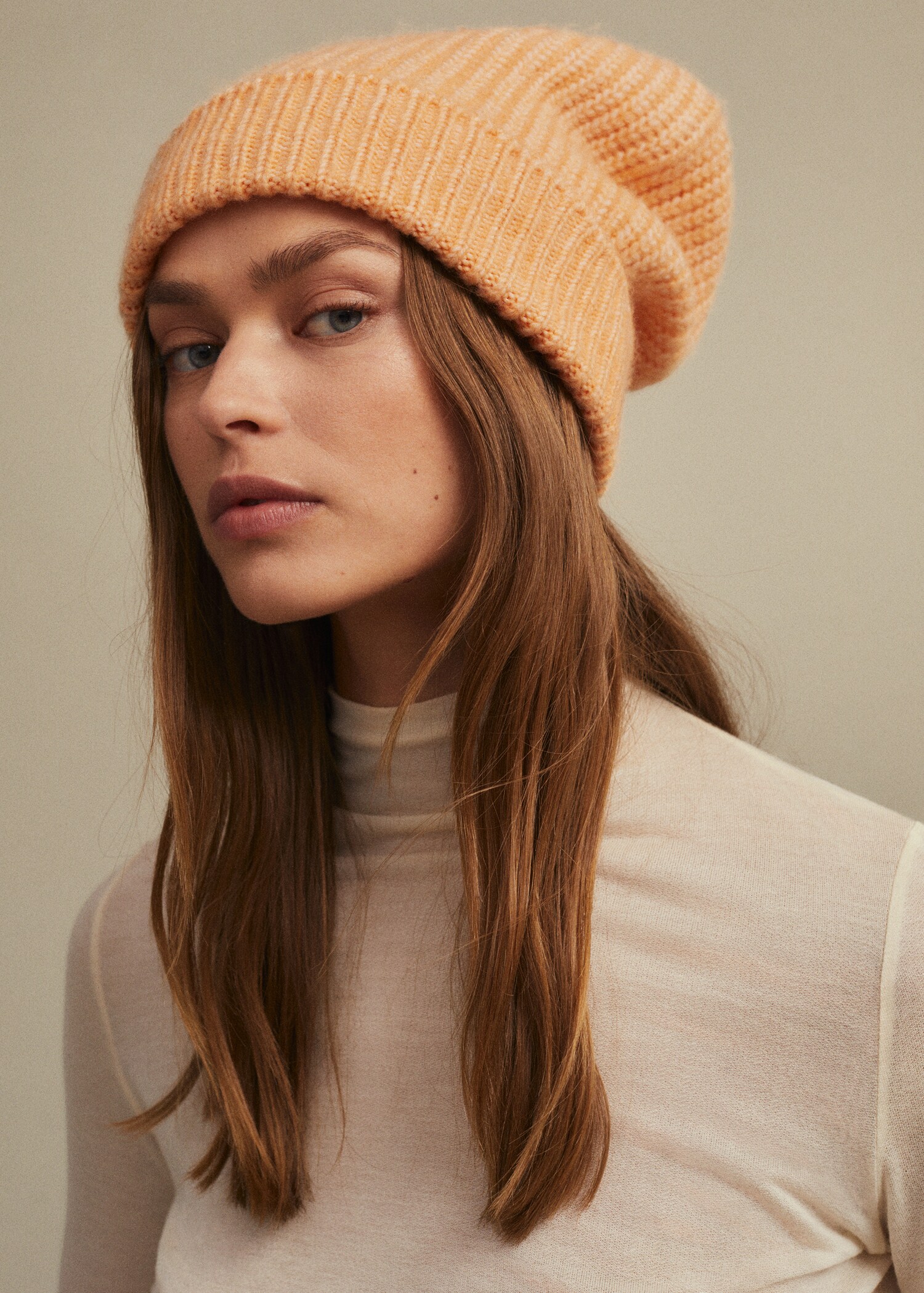 Gorro punto canalé - Plano general