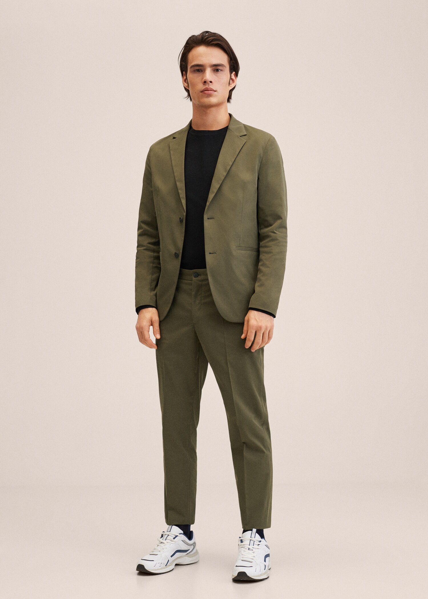 Americana traje slim fit stretch - Plano general