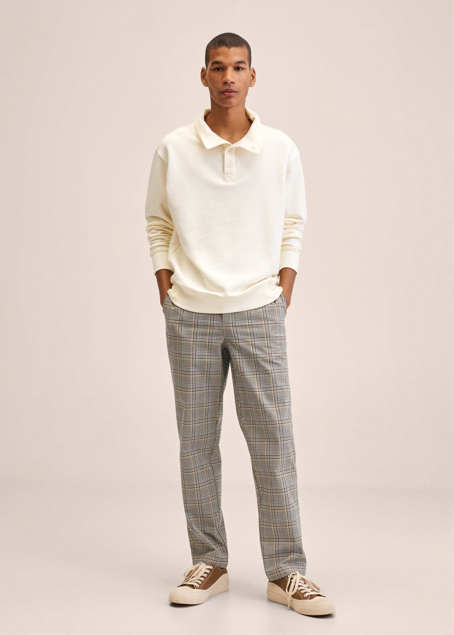 Kalhoty slim fit s kostkou - Celkový náhled