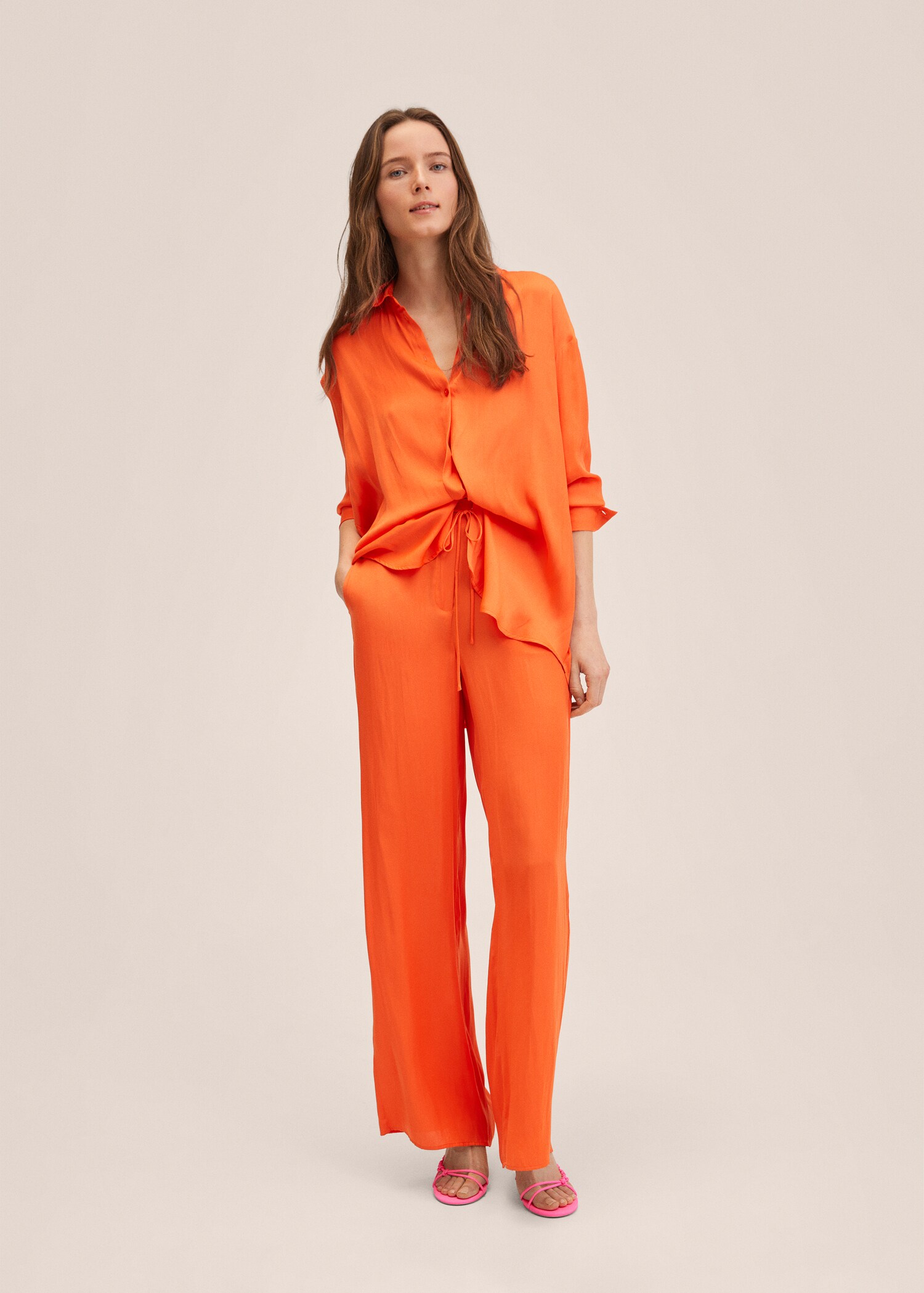 Splývavá košile oversize - Celkový náhled