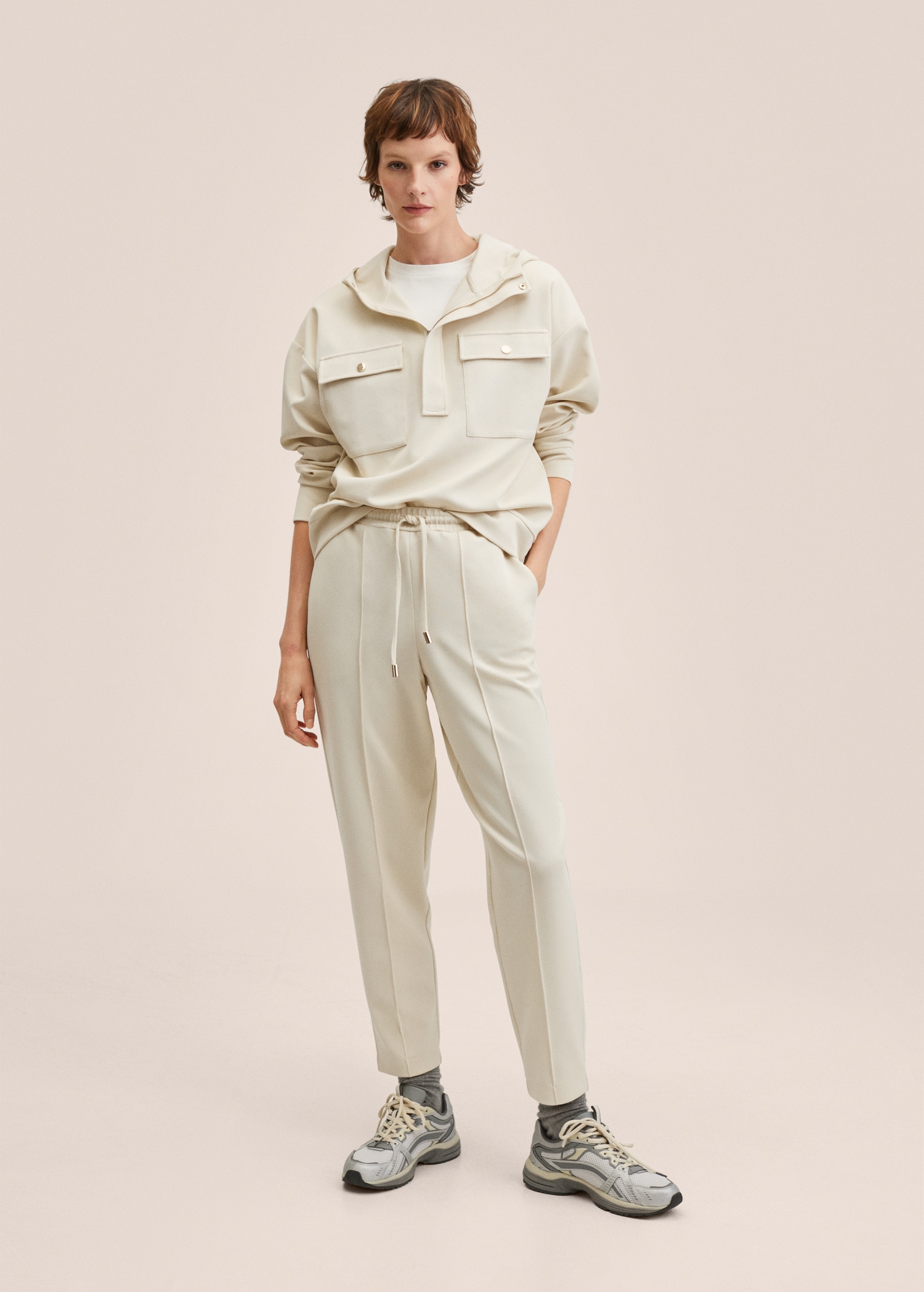 Texturierte Jogger Pants - Allgemeine Ansicht