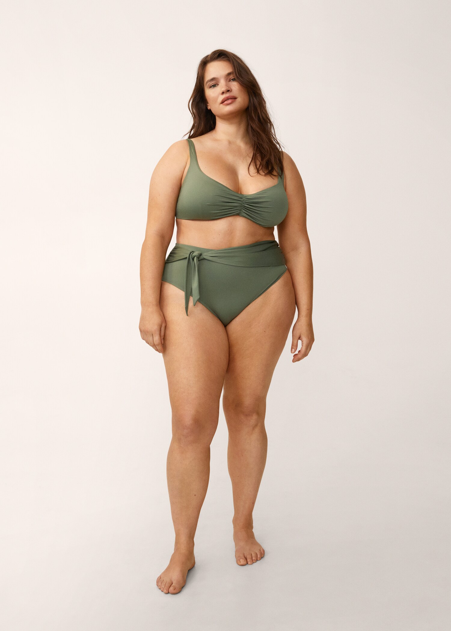 Draped bikini top - General plane