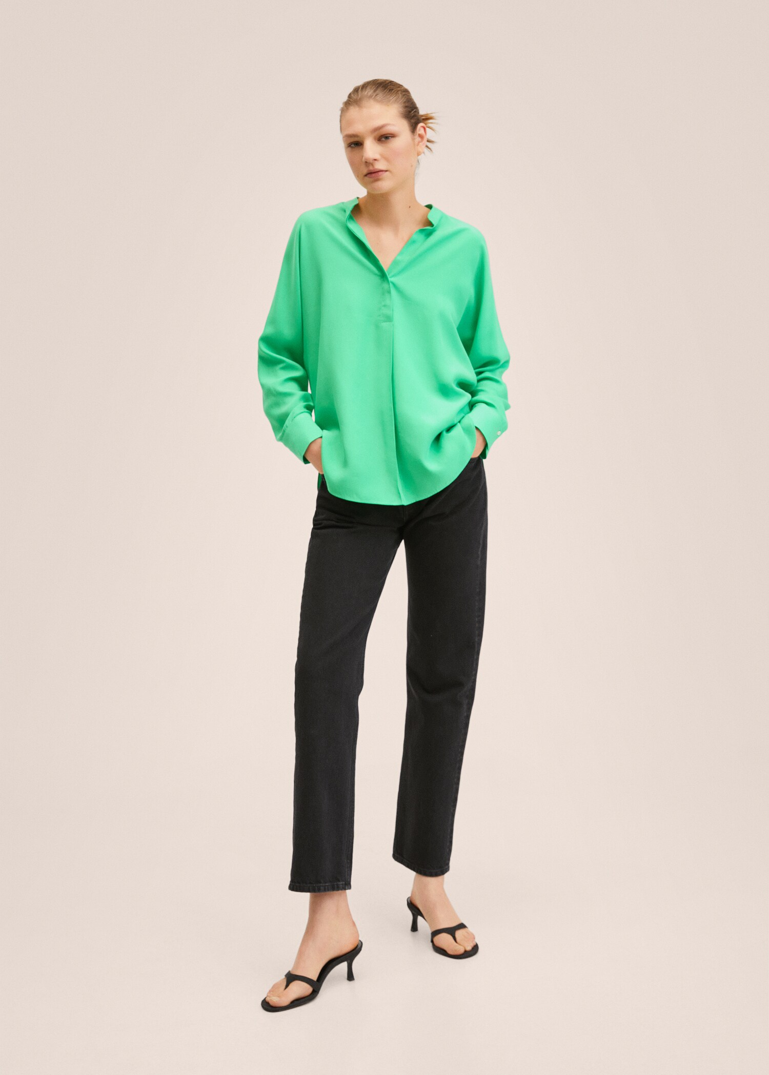 Oversized flowy lyocell  - General plane