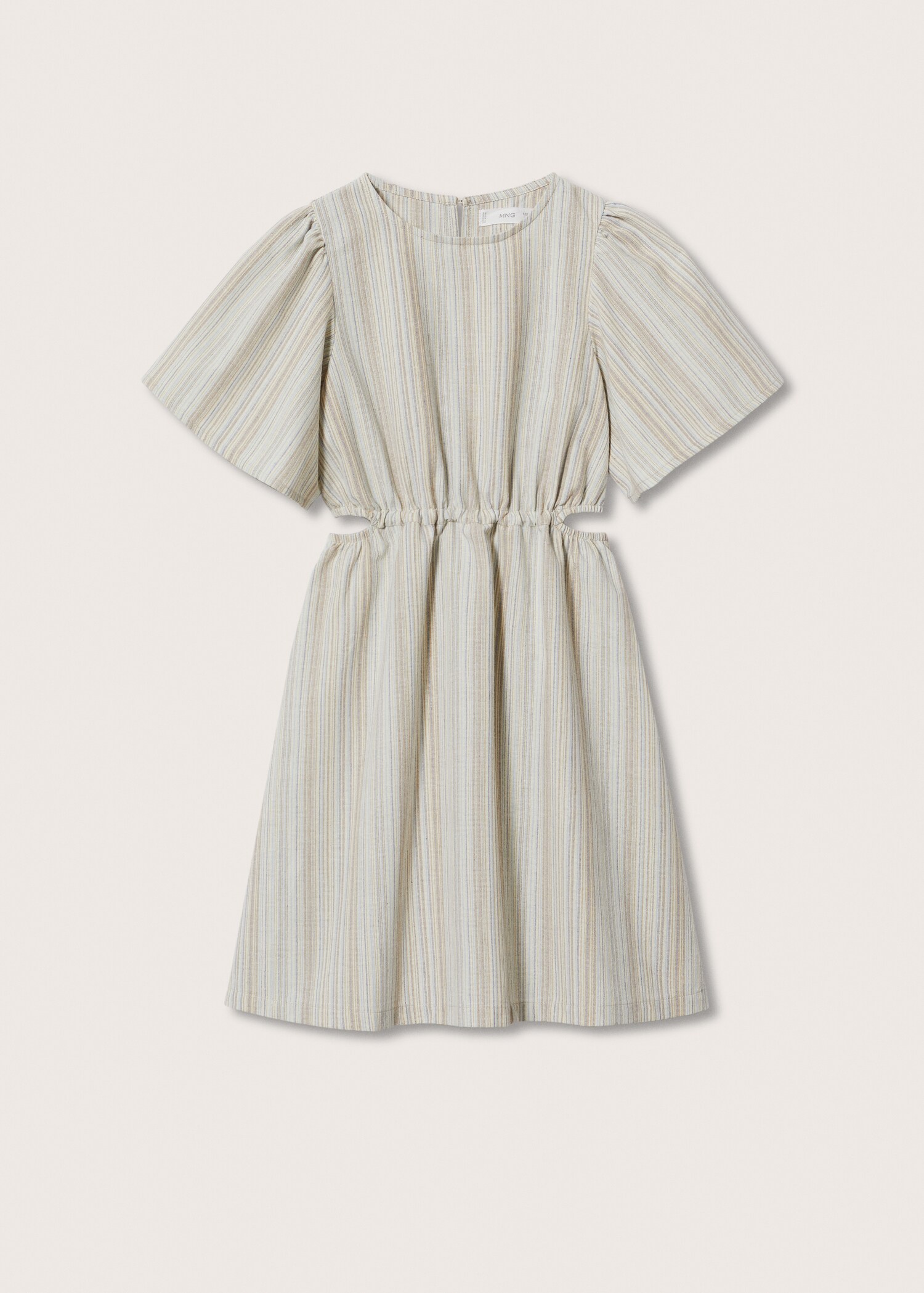 Cut-out striped dress - General plane