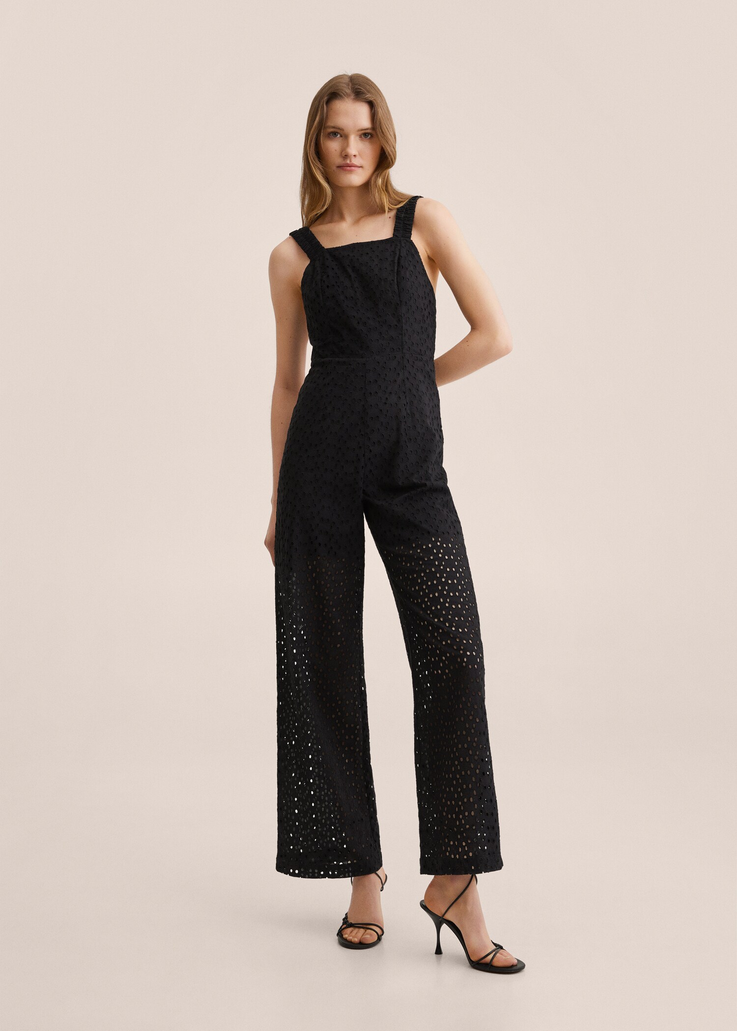Swiss embroidery jumpsuit - General plane
