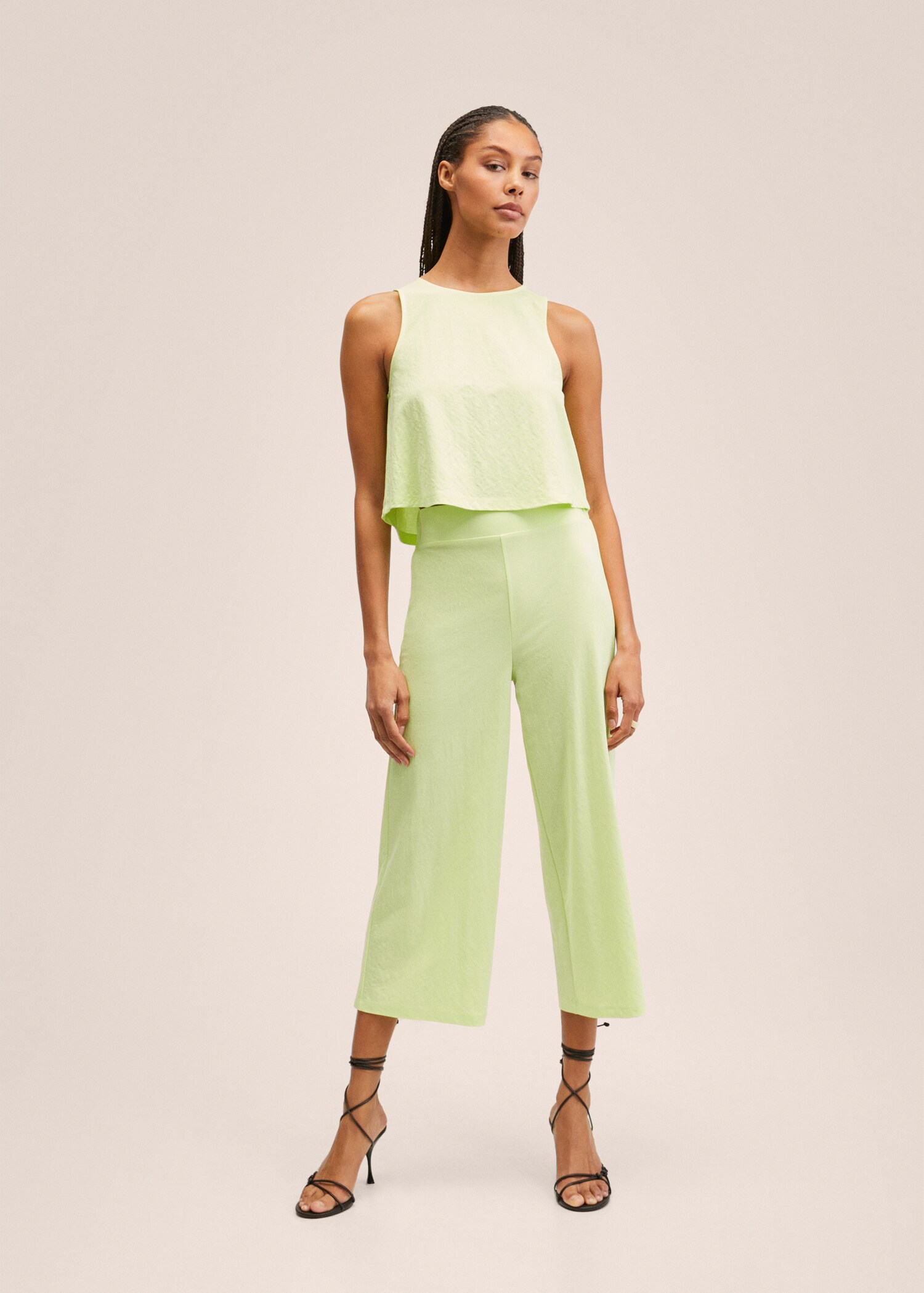 Flowy crop top - General plane
