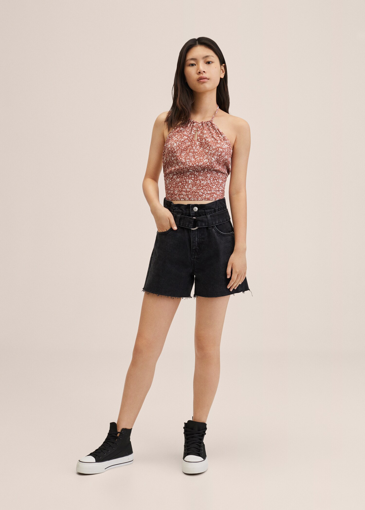 Floral print top - General plane