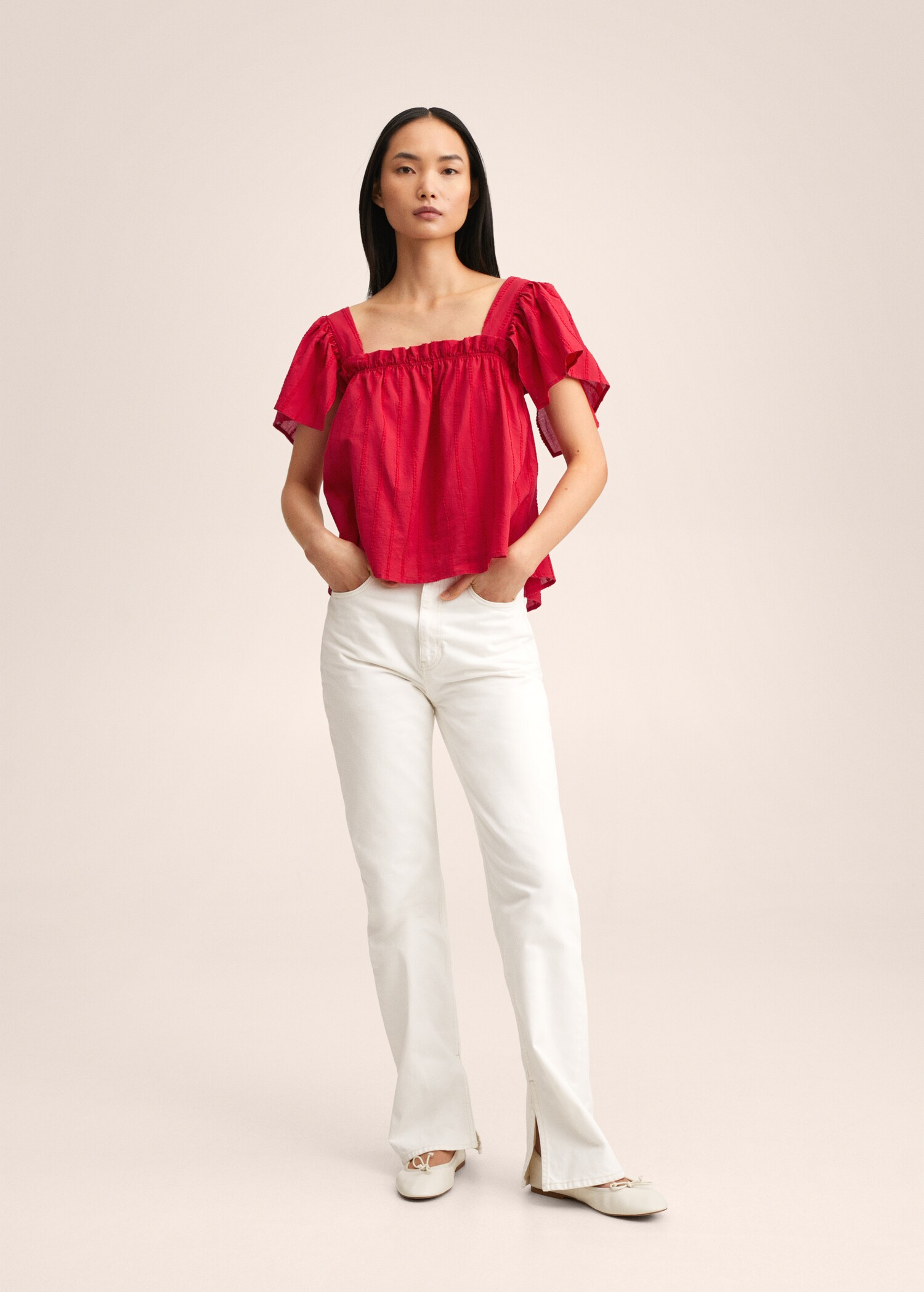 Blouse 100 % coton - Plan général