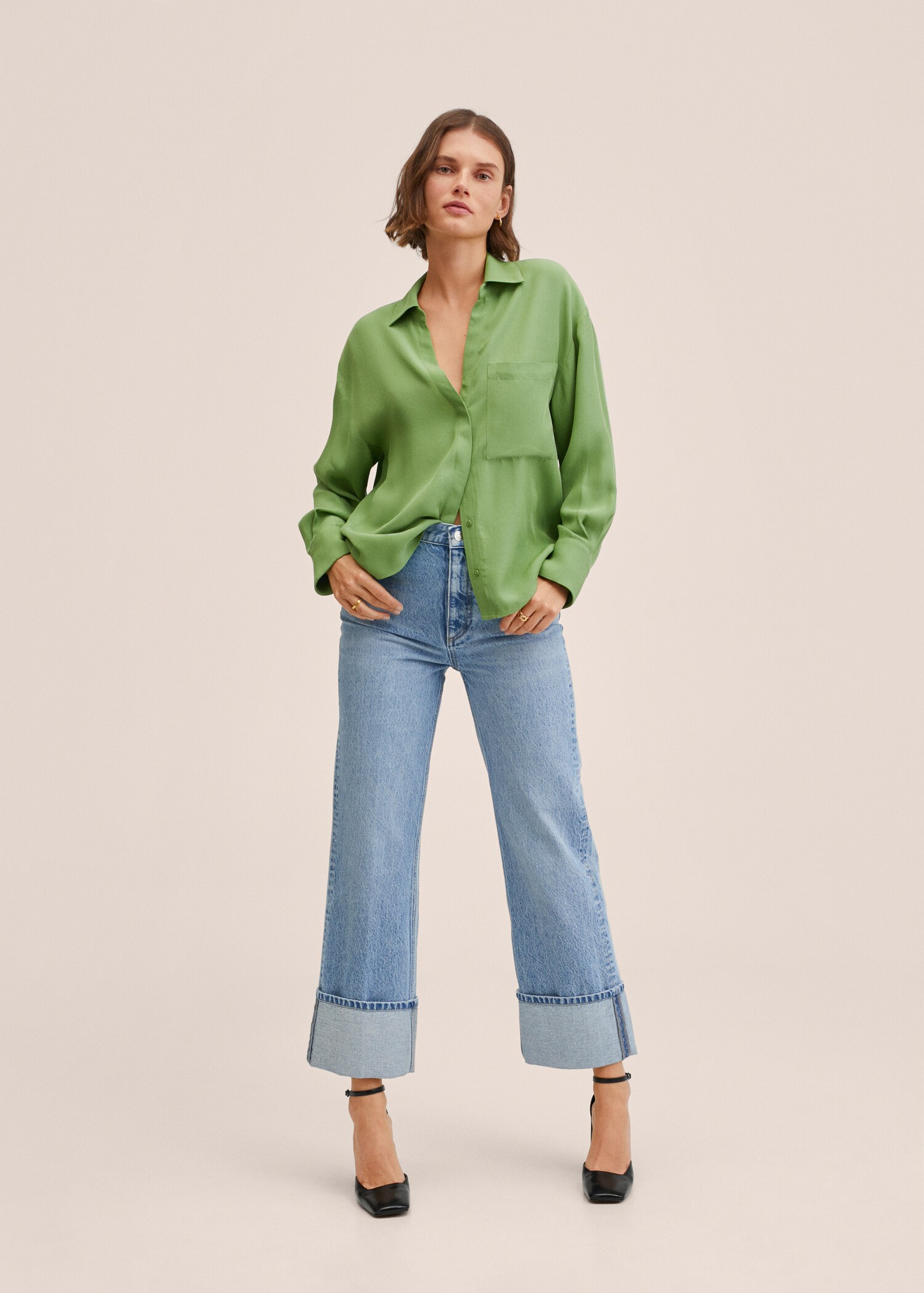 Lyocell fluid shirt - General plane