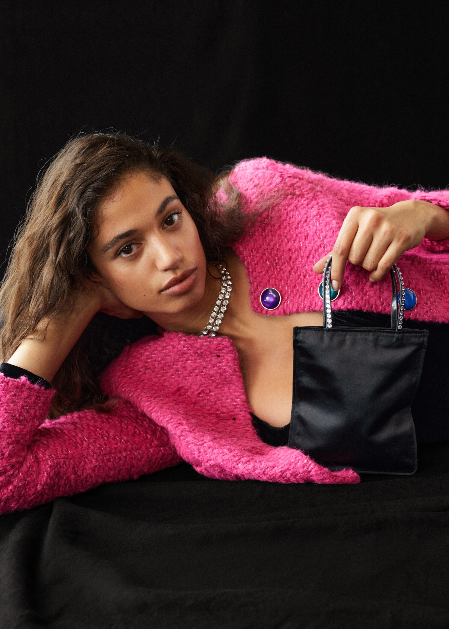 Bolso mini brillos - Plano general