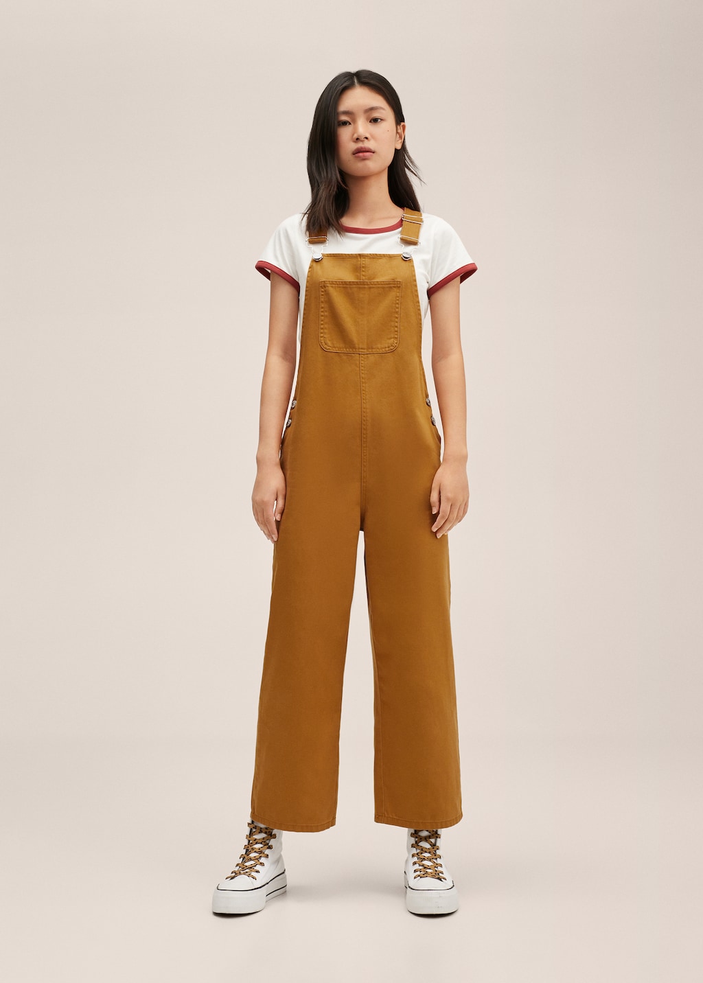 Salopette jean style jupe culotte Fille MANGO OUTLET France metropolitaine