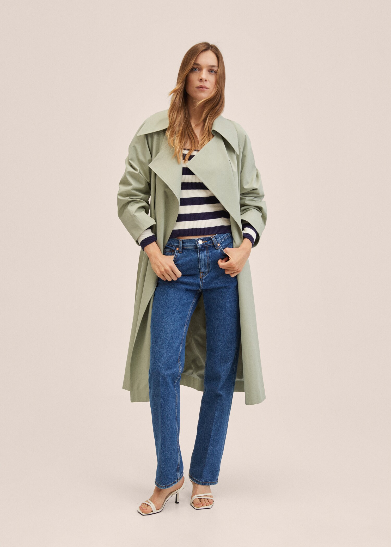 Trenčkot water repellent oversize - Celkový náhled