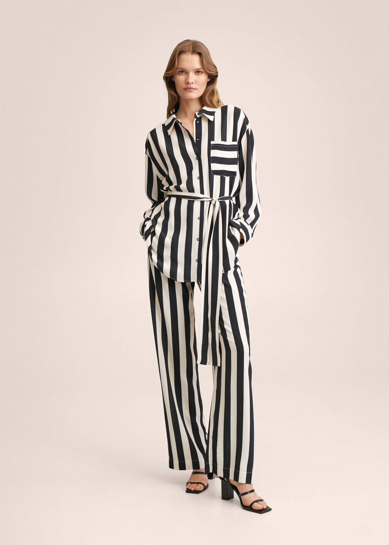 Pantalón fluido estampado - Plano general