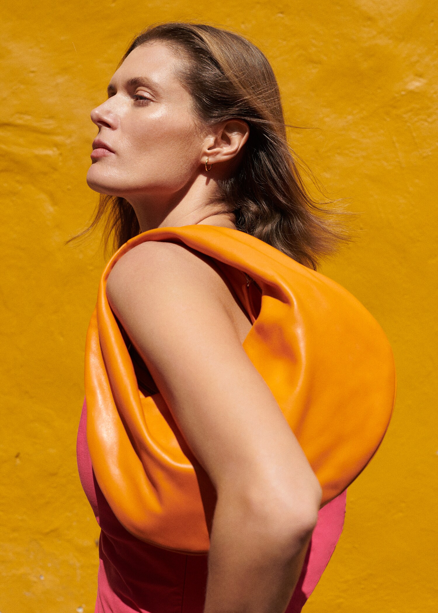 Leather handbag - General plane