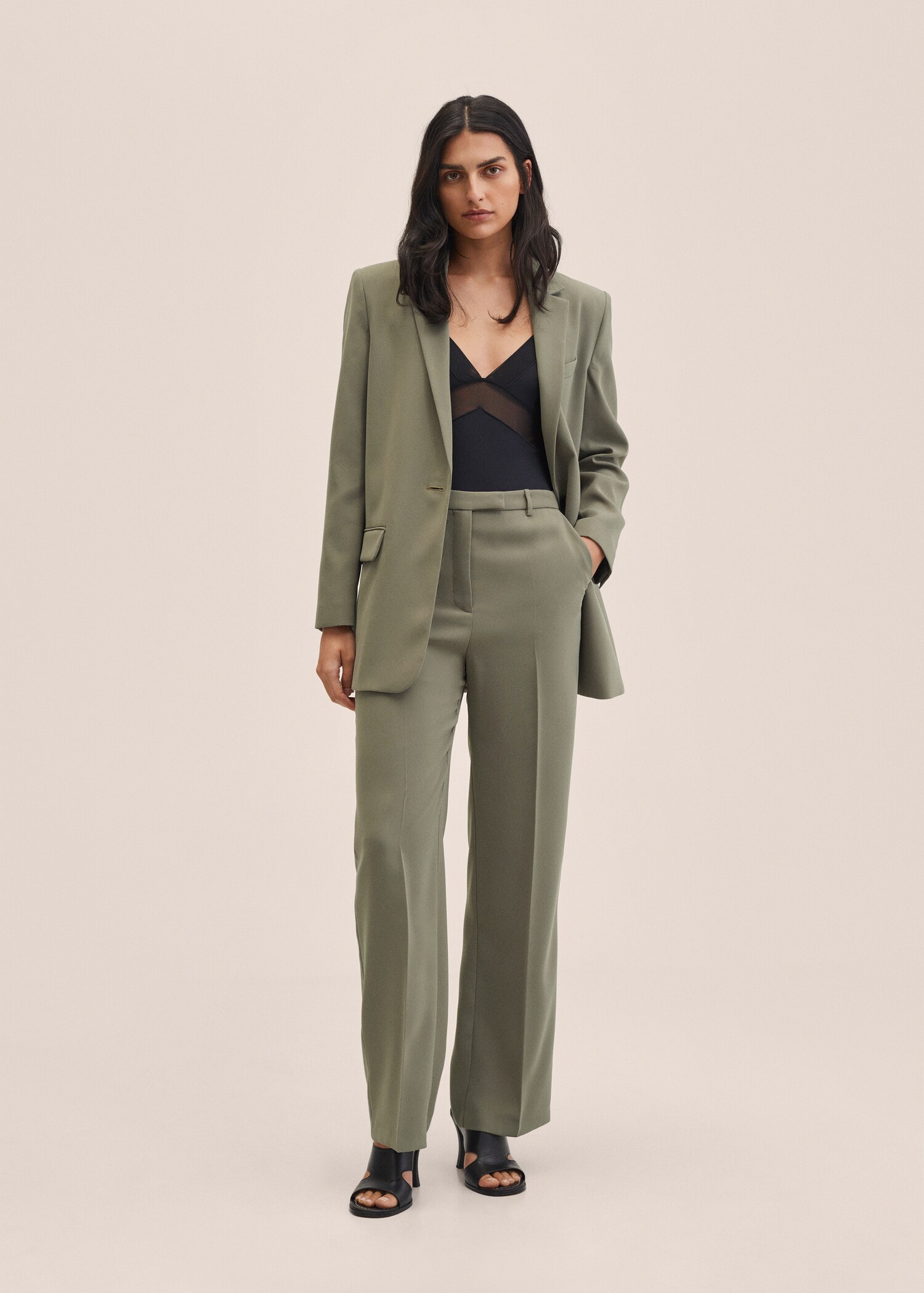 Straight suit pants - General plane