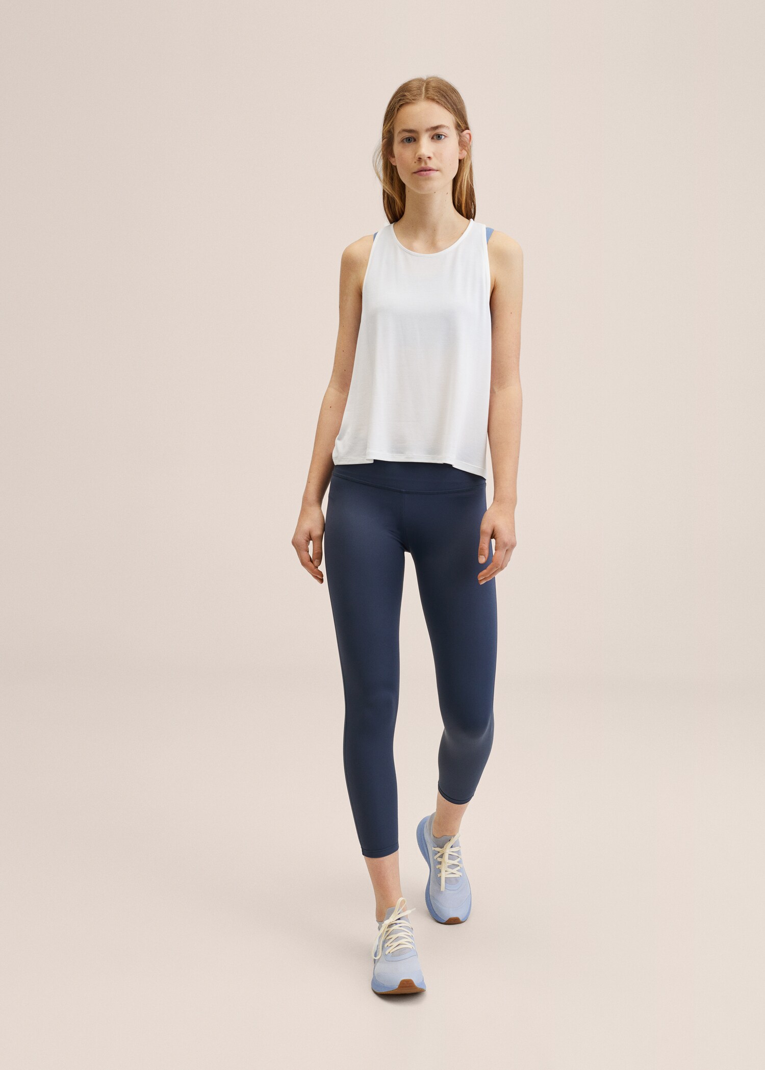 Back knot modal t-shirt - General plane