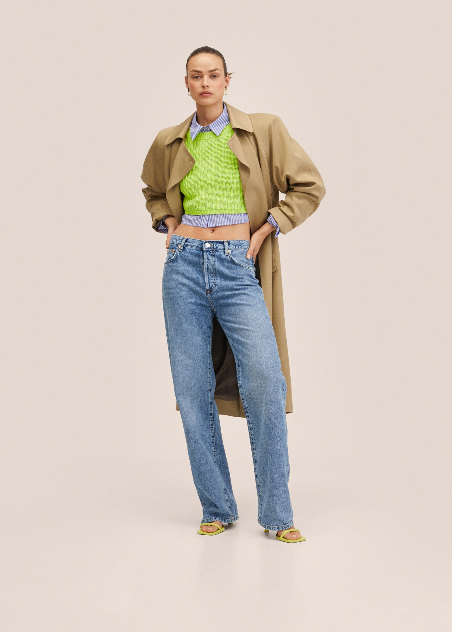 Jersey punto crop - Plano general