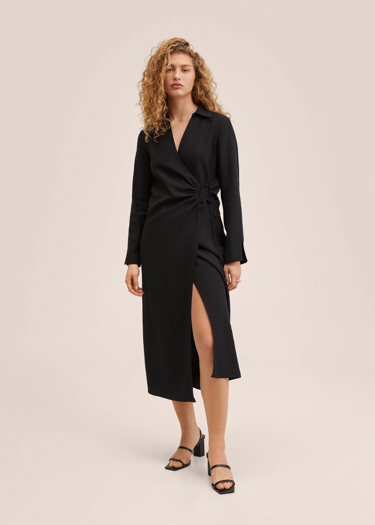 Lyocell shirt dress - General plane