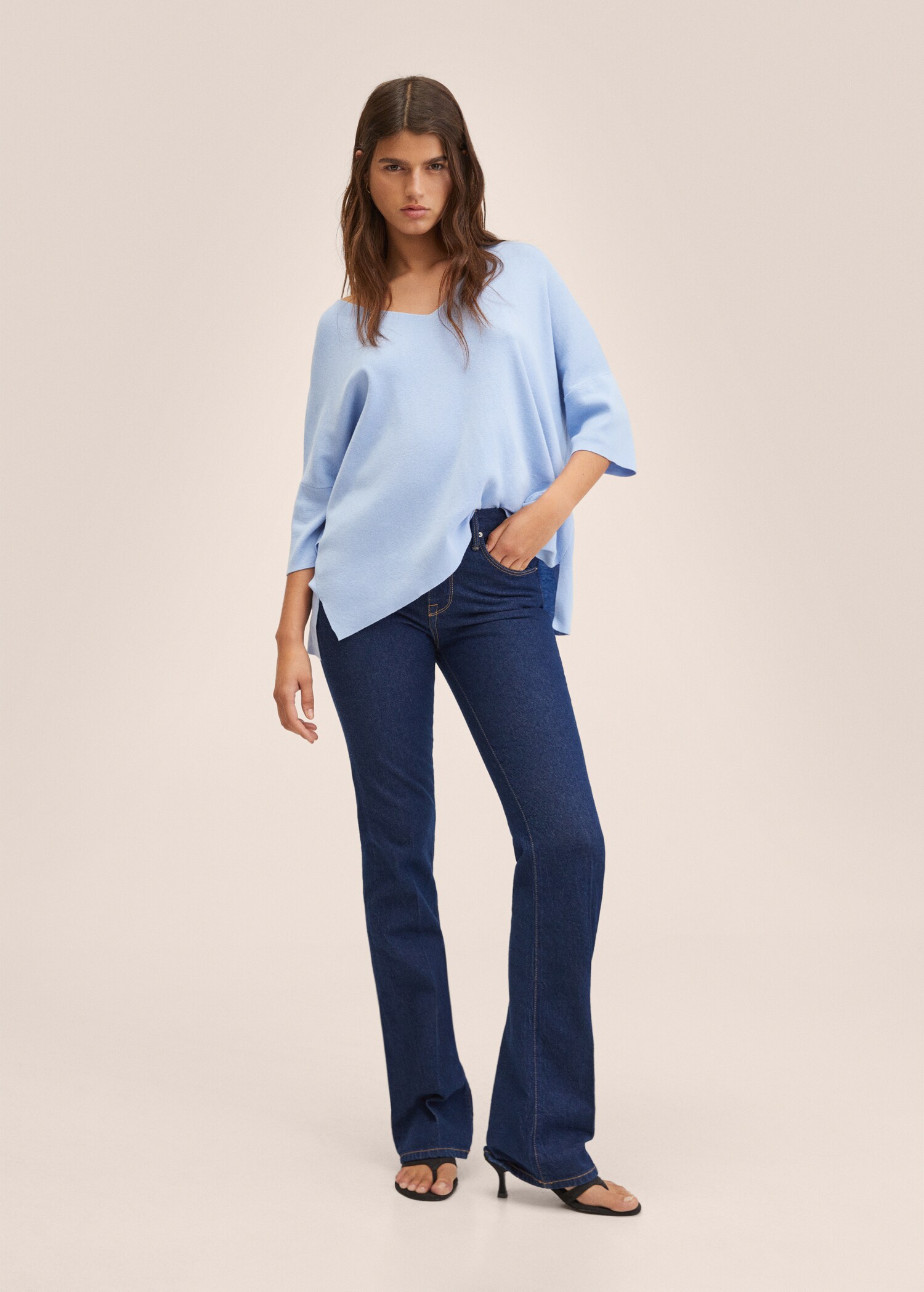 Pull-over coton oversize - Plan général