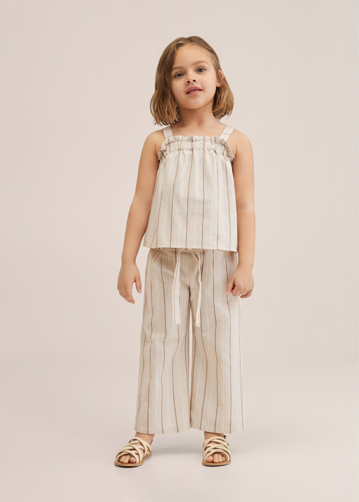 Culotte stripes trousers - General plane