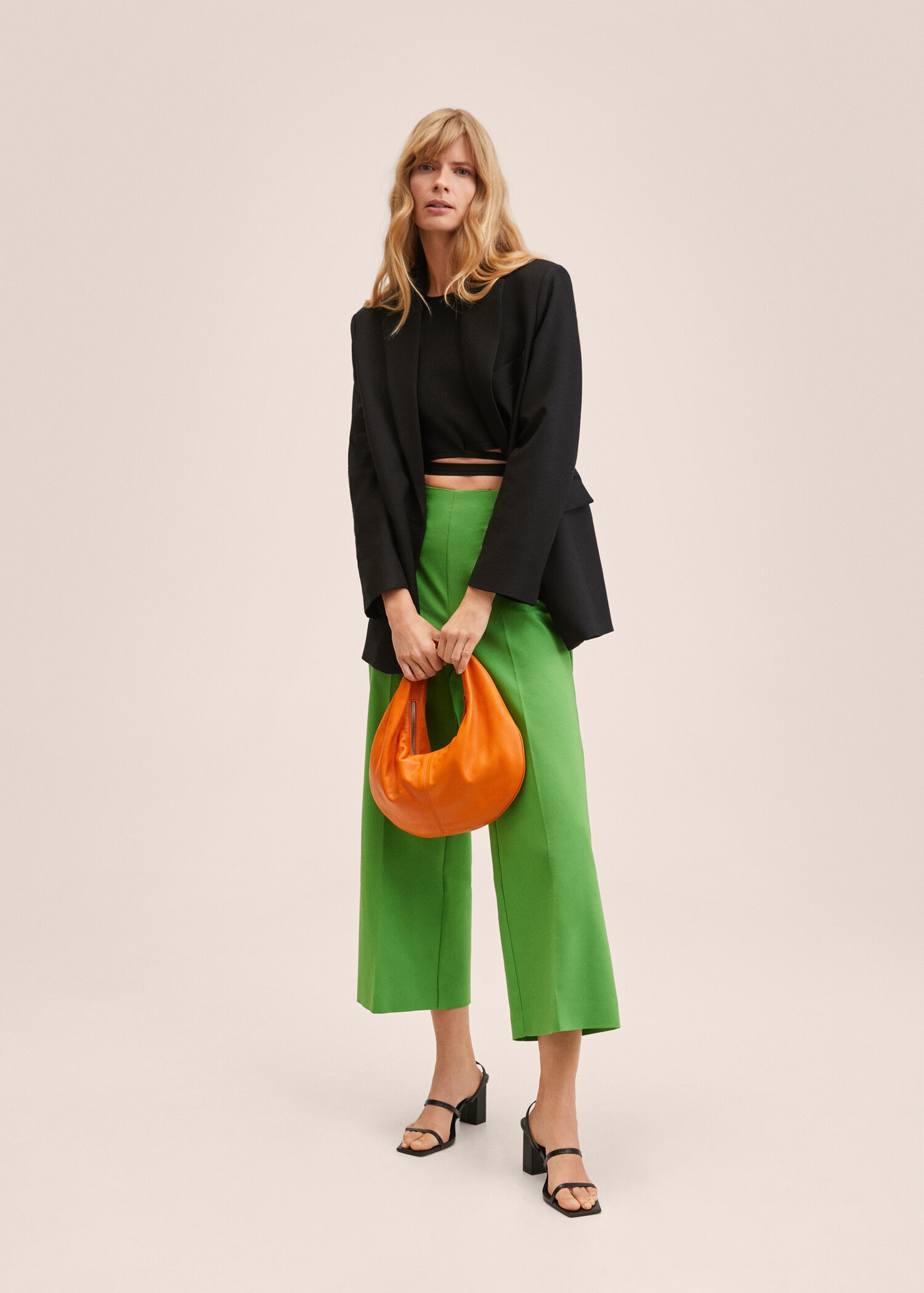 Bavlněné kalhoty culottes - Celkový náhled