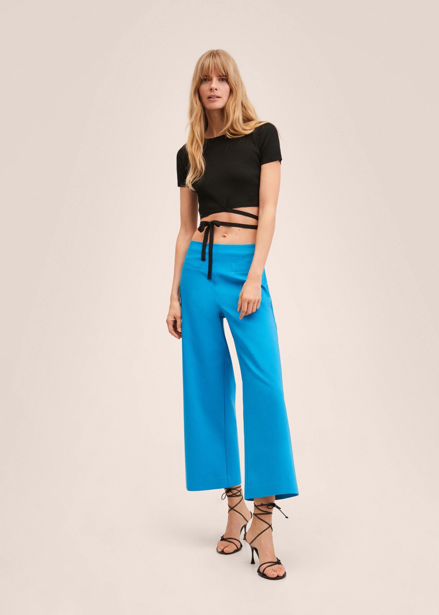 Bavlněné kalhoty culottes - Celkový náhled