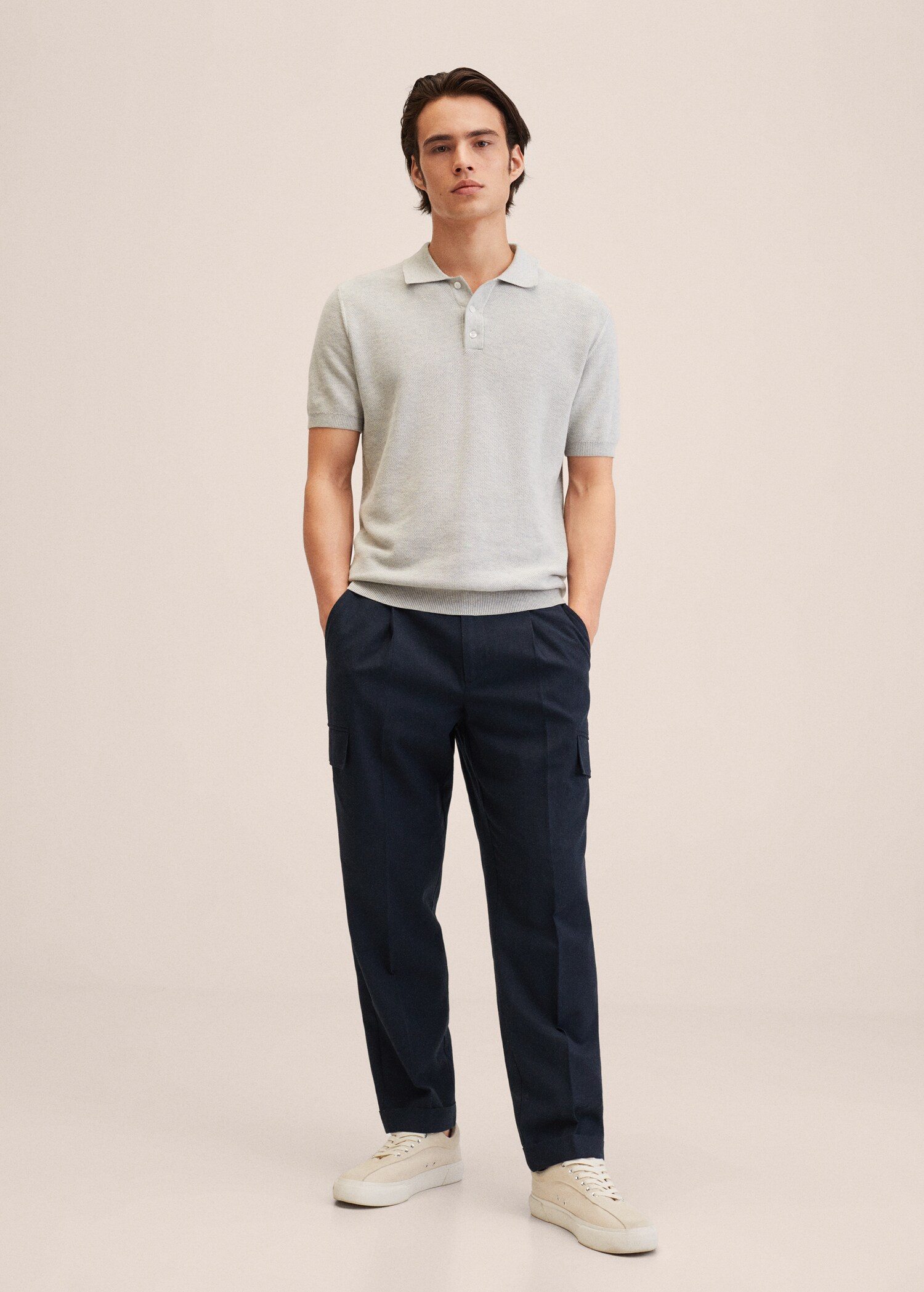 Pantalón cargo lino - Plano general