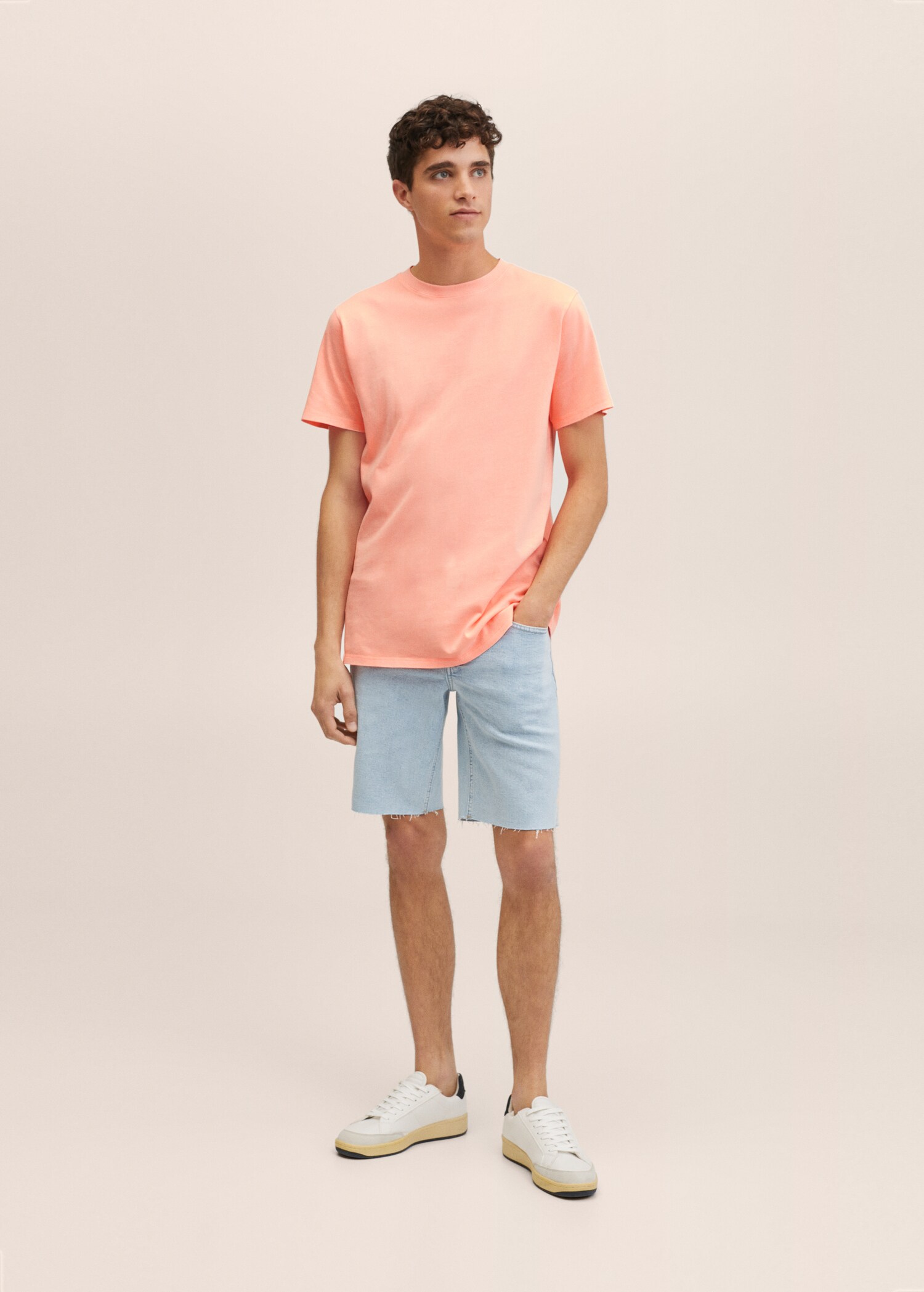 Essential cotton-blend T-shirt - General plane