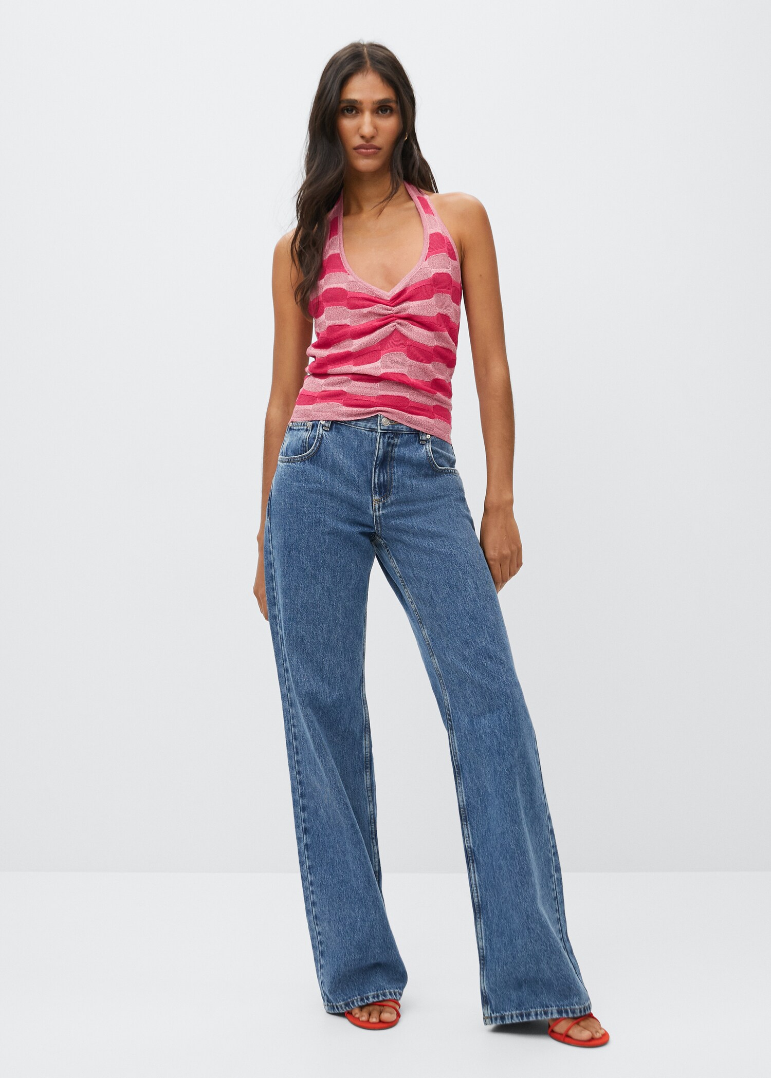 Open back knitted top - General plane