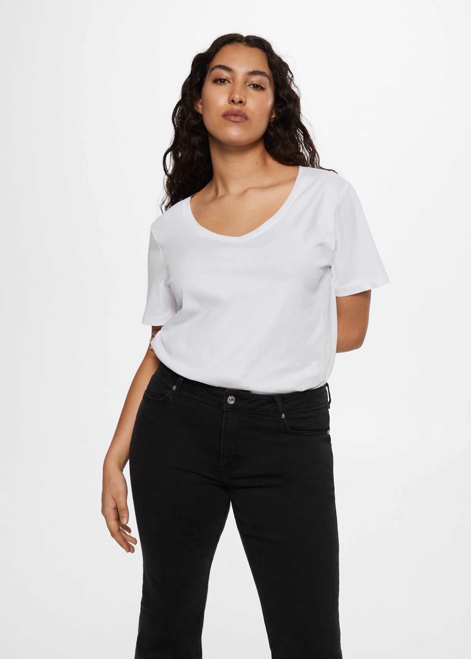 Essential cotton-blend T-shirt - Details of the article 4