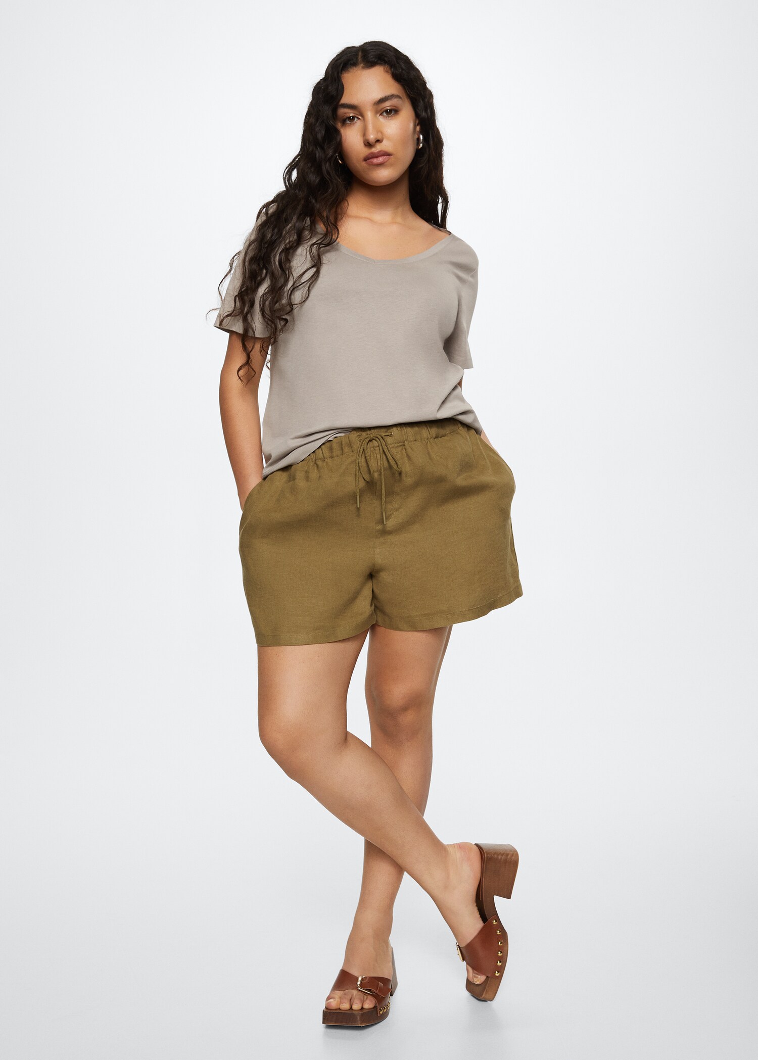 Essential cotton-blend T-shirt - Details of the article 4