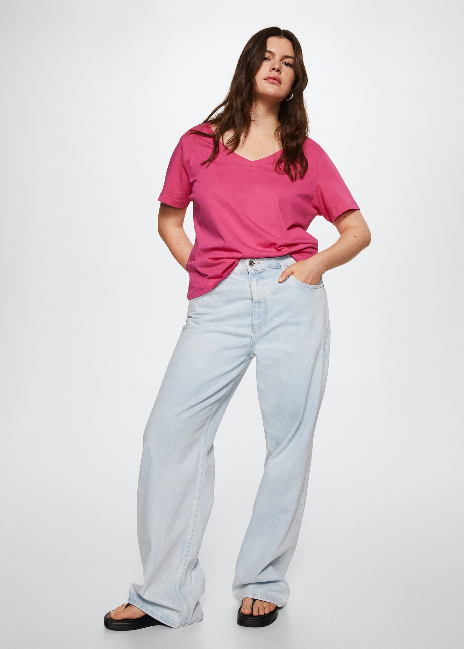Essential cotton-blend T-shirt - Details of the article 4