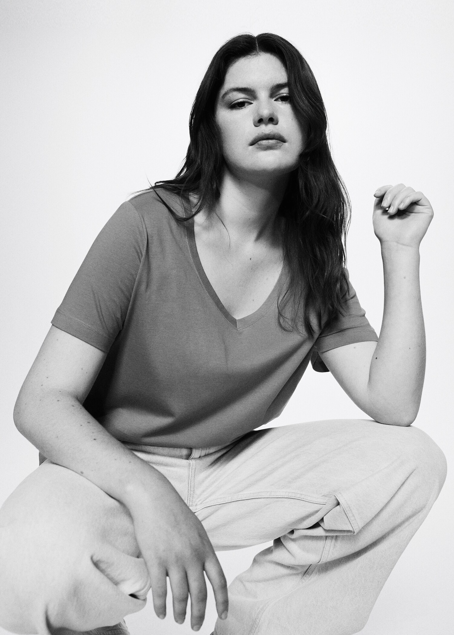 Essential cotton-blend T-shirt - Details of the article 5