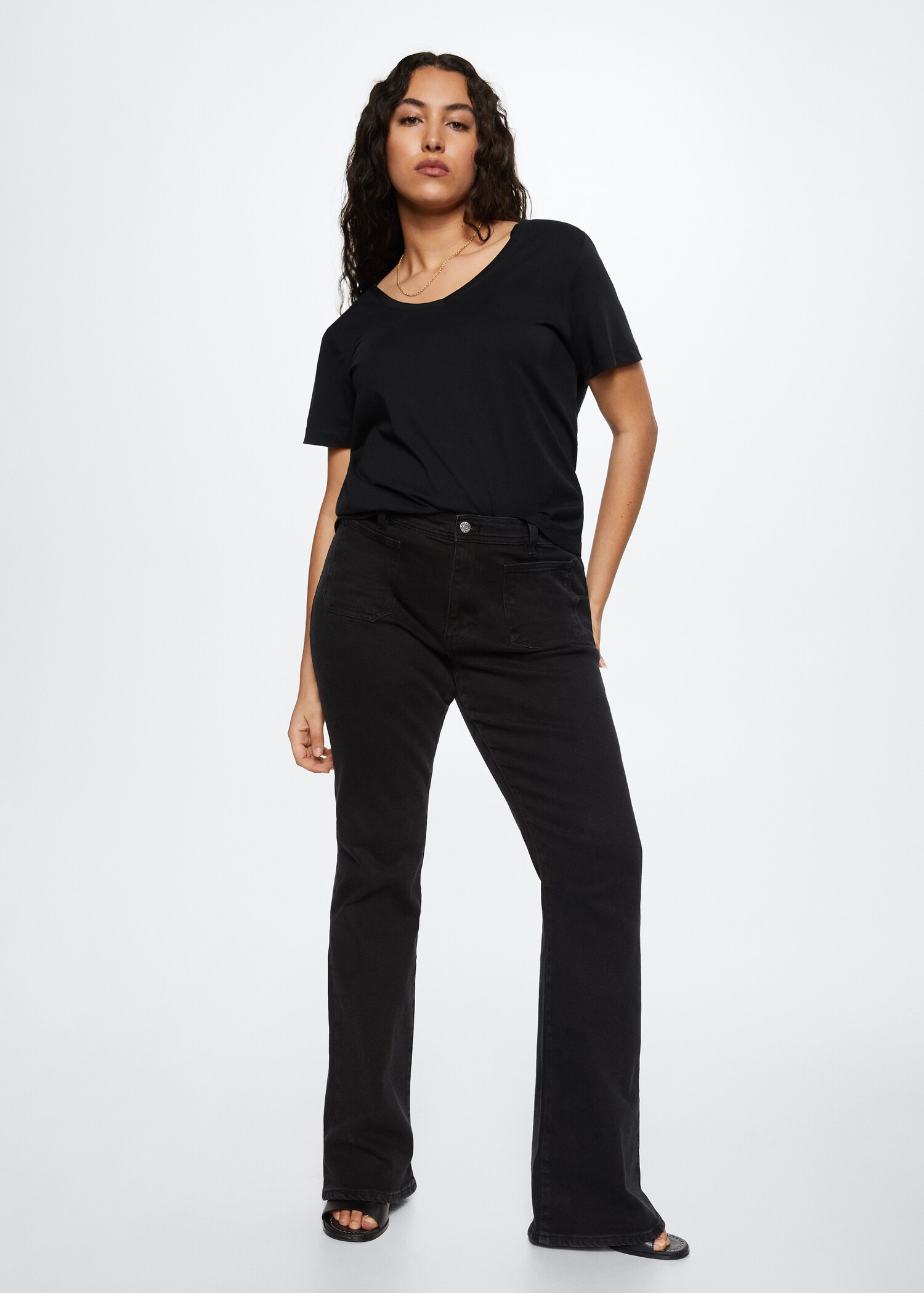Essential cotton-blend T-shirt - Details of the article 3
