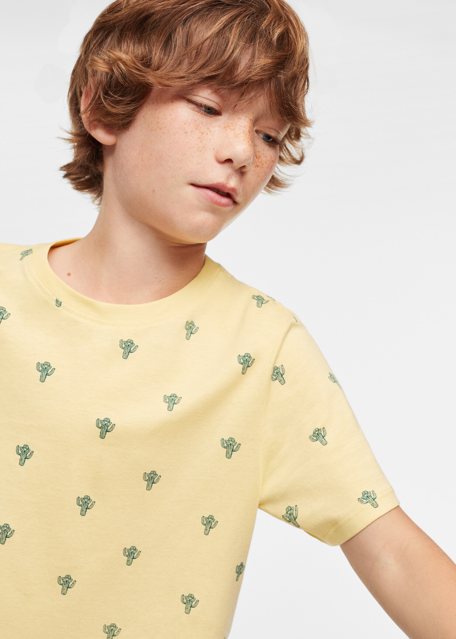Bedrucktes Baumwoll-T-Shirt - Detail des Artikels 1
