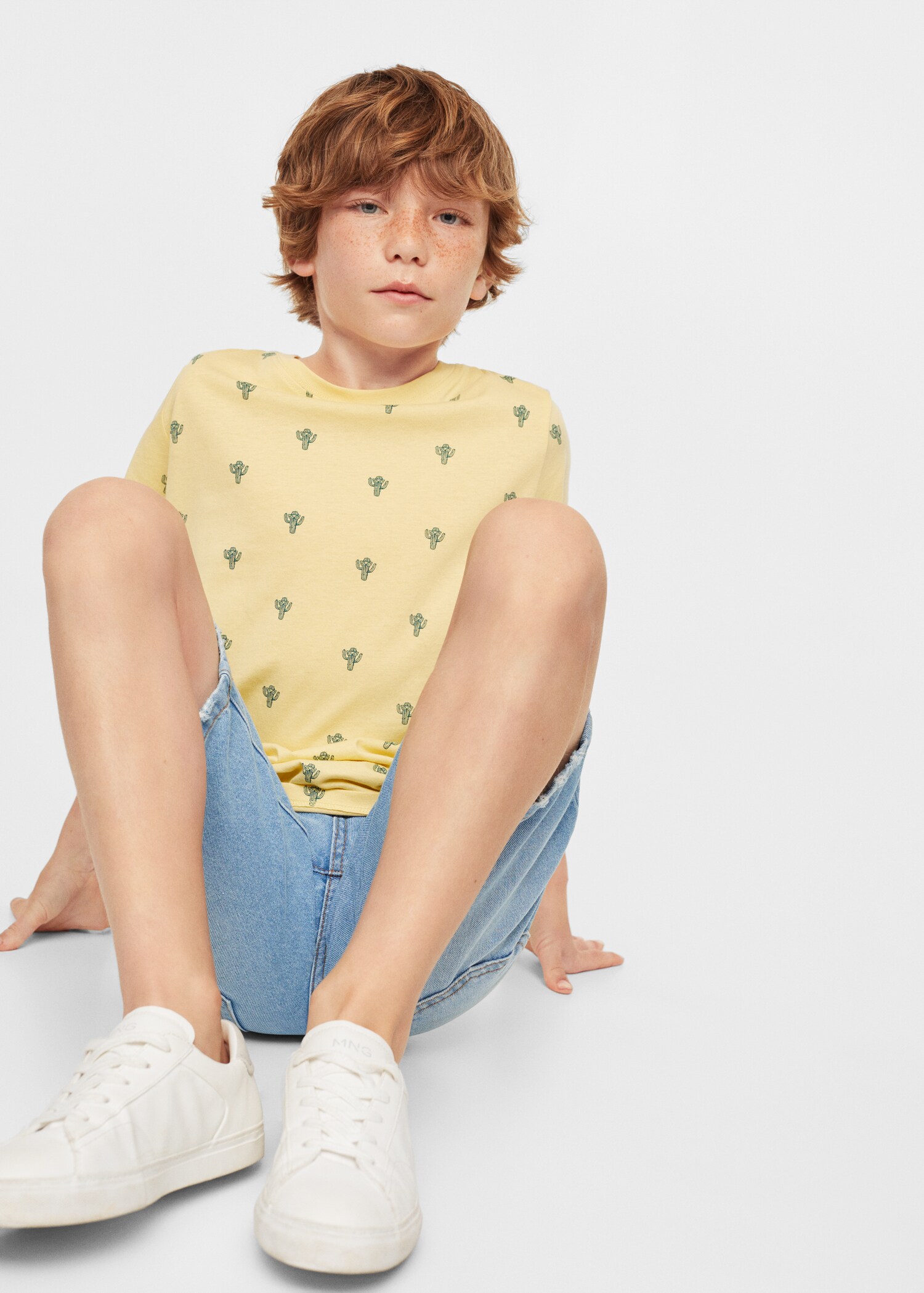 Bedrucktes Baumwoll-T-Shirt - Detail des Artikels 2