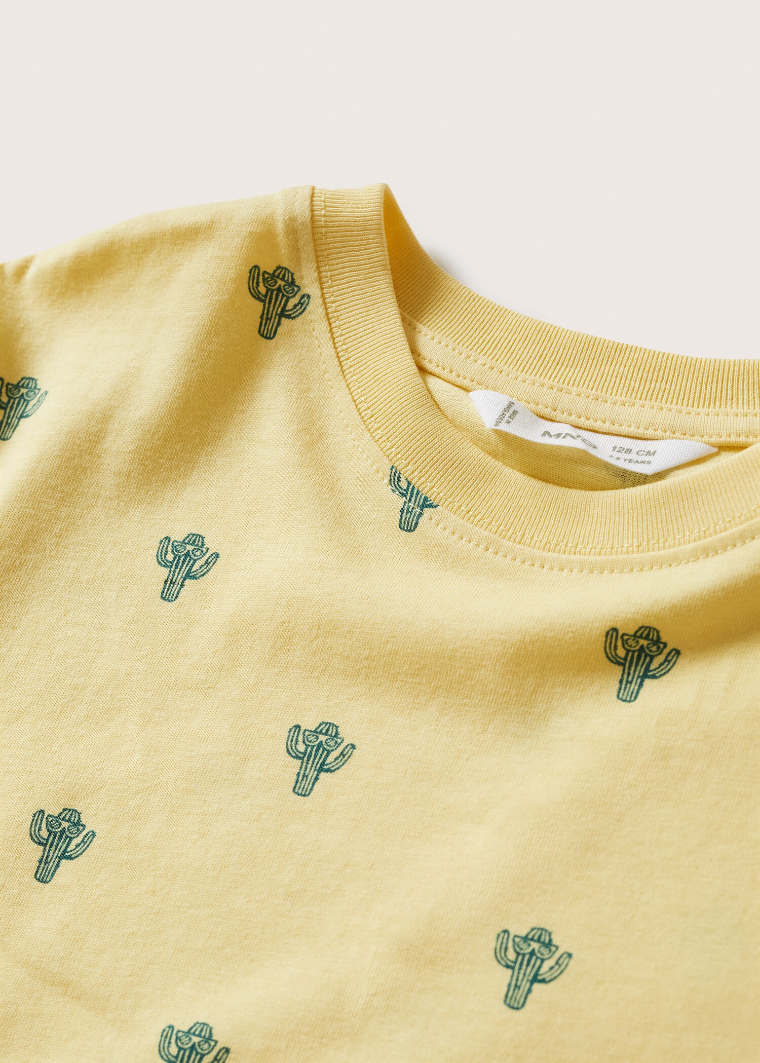 Bedrucktes Baumwoll-T-Shirt - Detail des Artikels 8