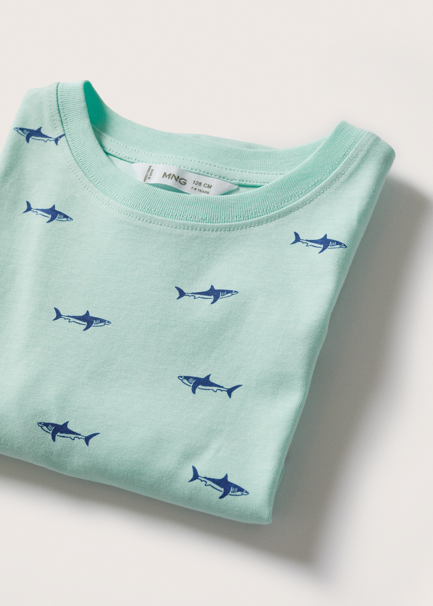 Printed cotton-blend T-shirt - Details of the article 8