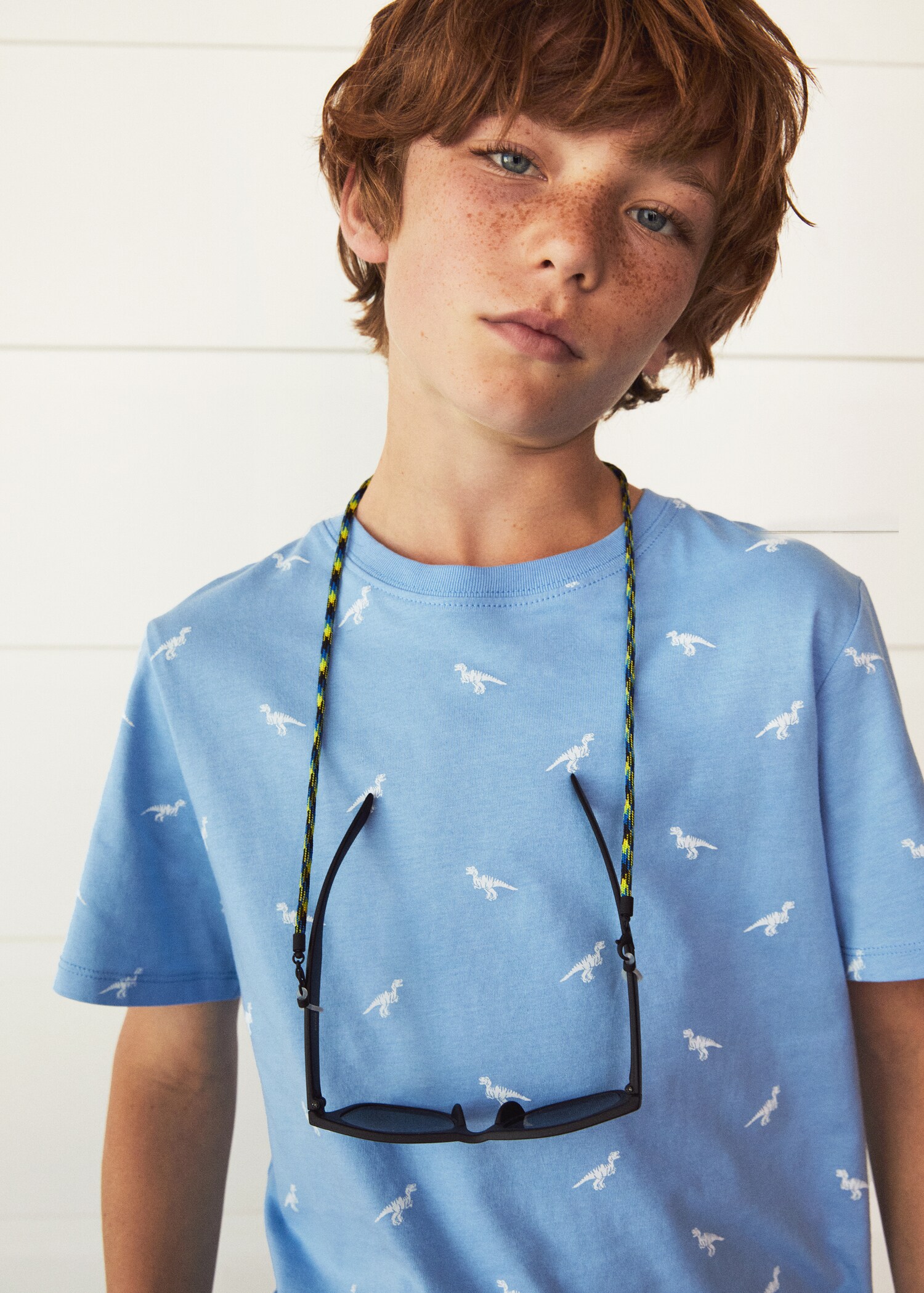 Printed cotton-blend T-shirt - Details of the article 5