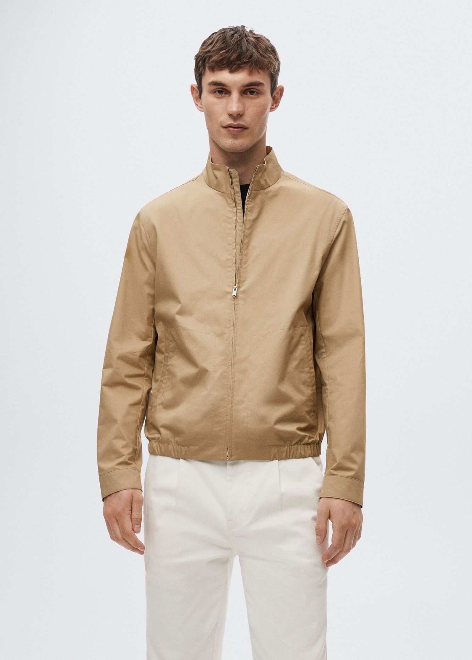Zipper cotton jacket - Medium plane