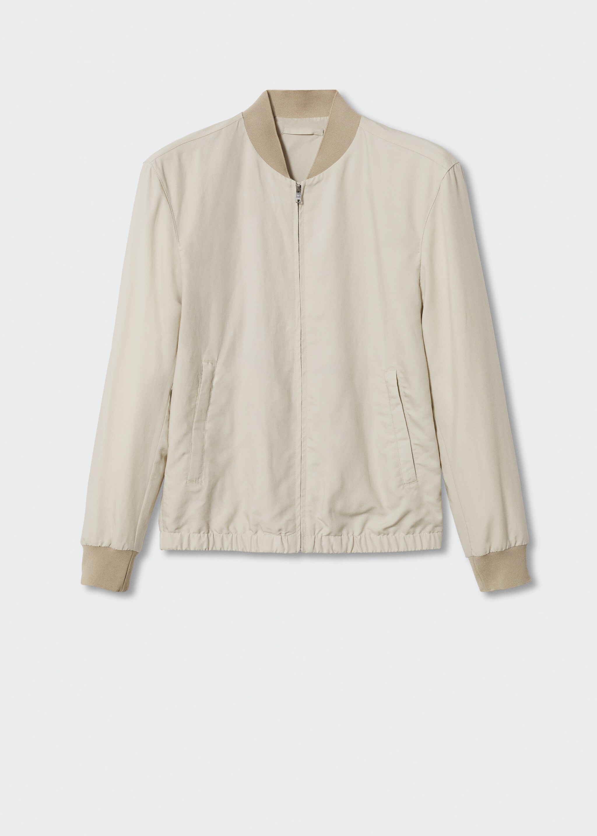 Tencel linen bomber jacket - Article without model