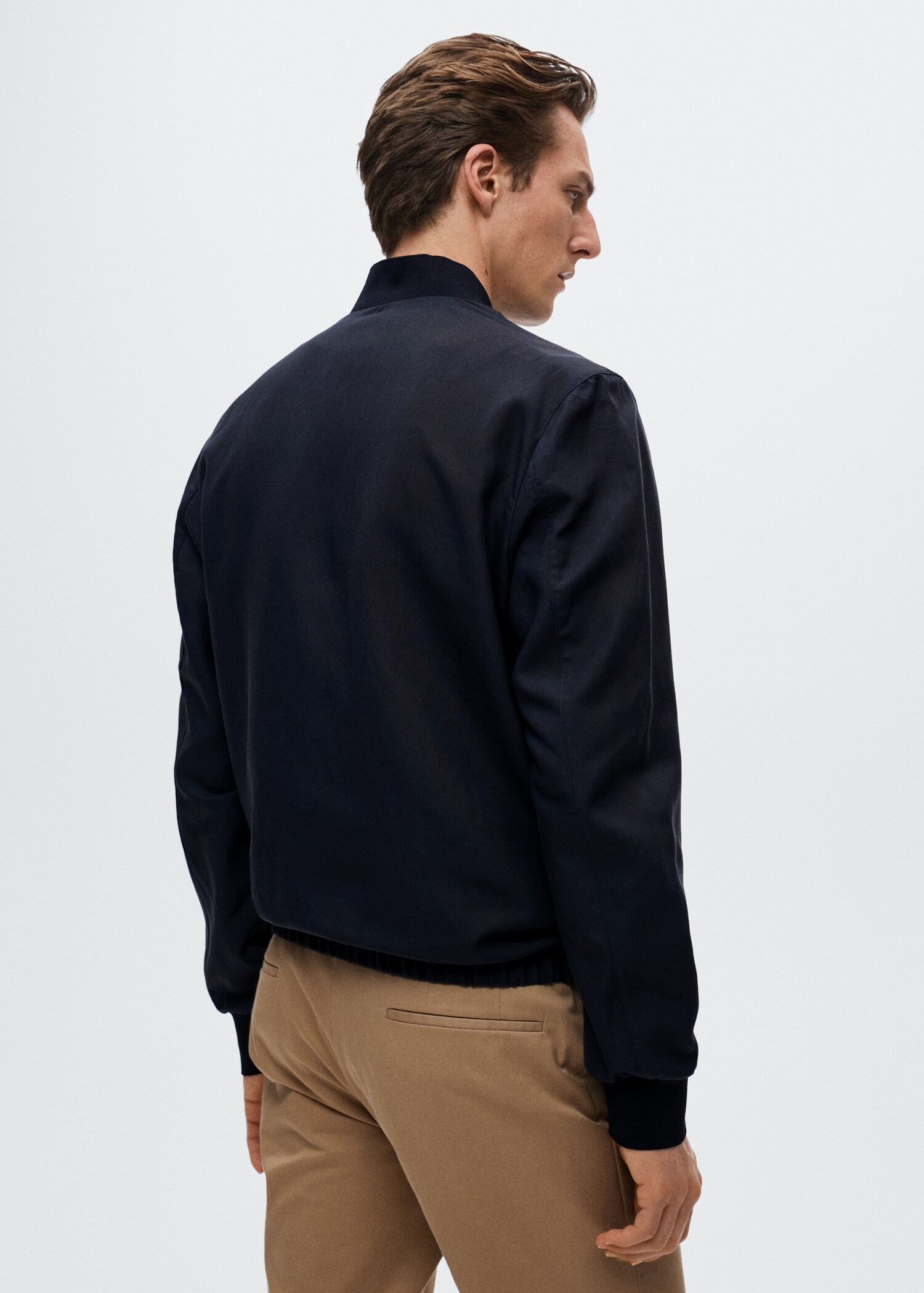 Jaqueta bomber lli Tencel - Revers de l'article