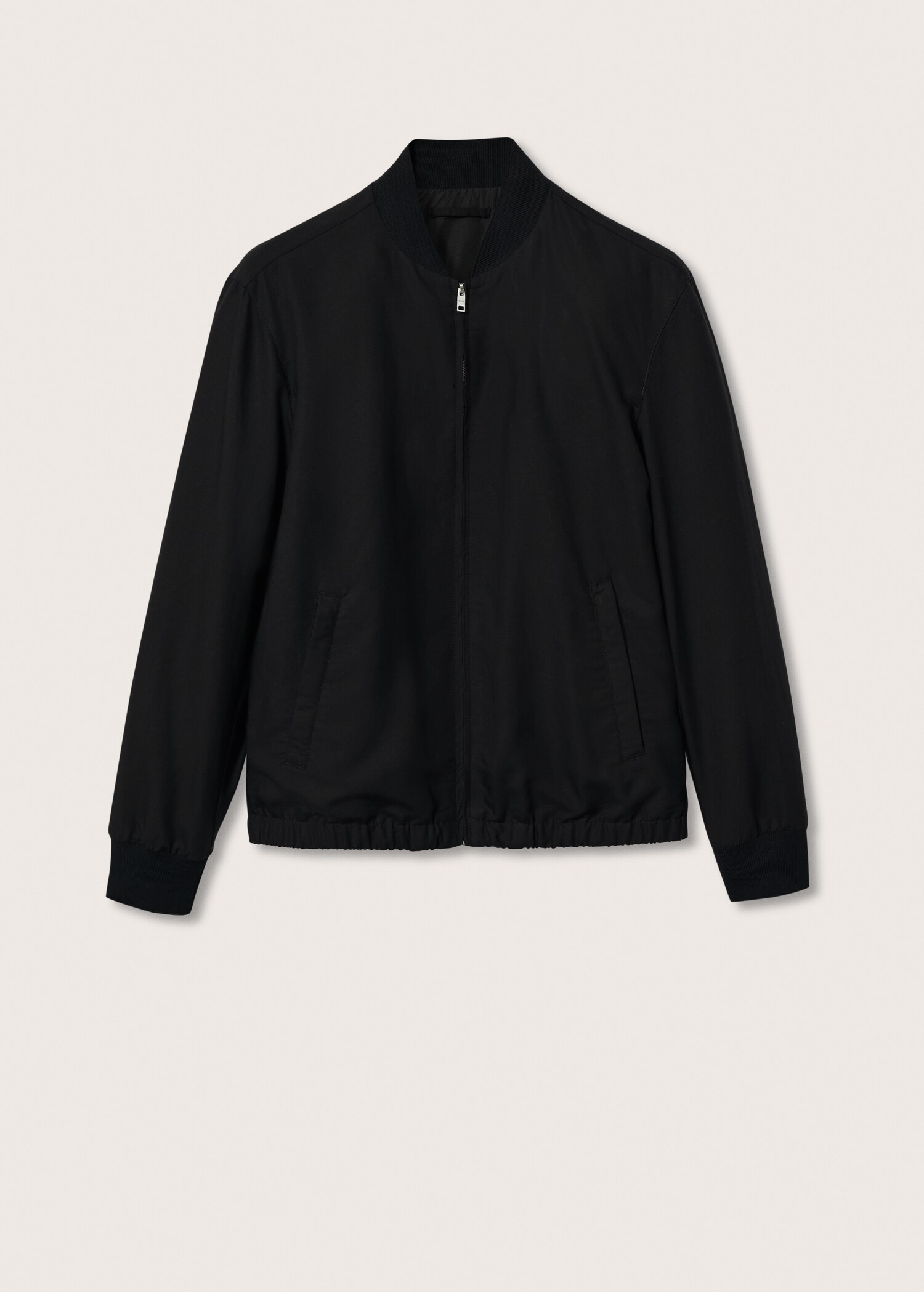 Bomberjacke aus Leinen mit Tencel - Artikel ohne Model