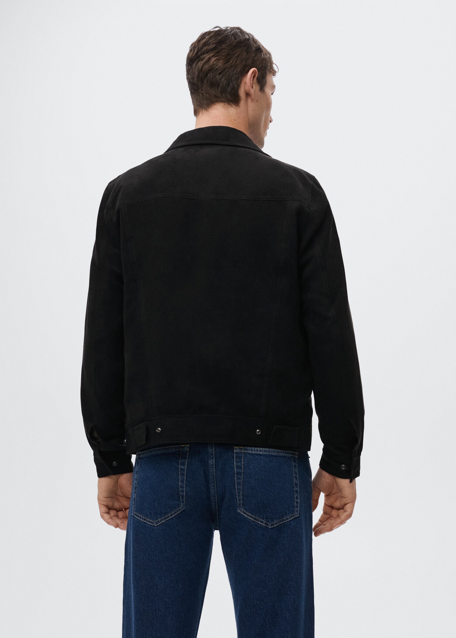 Jacke in Wildleder-Optik - Rückseite des Artikels