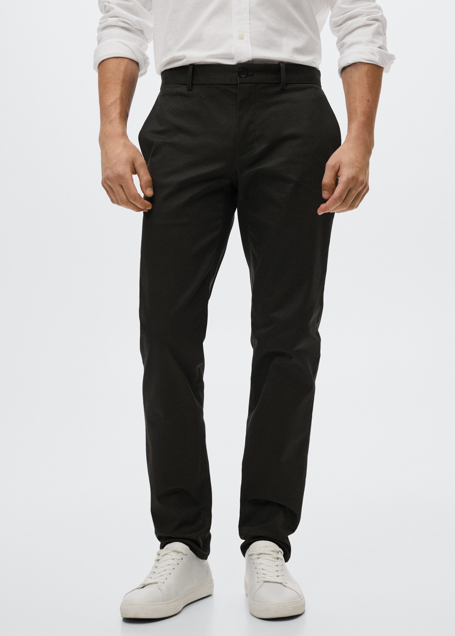 Slim Fit Chinohose - Mittlere Ansicht