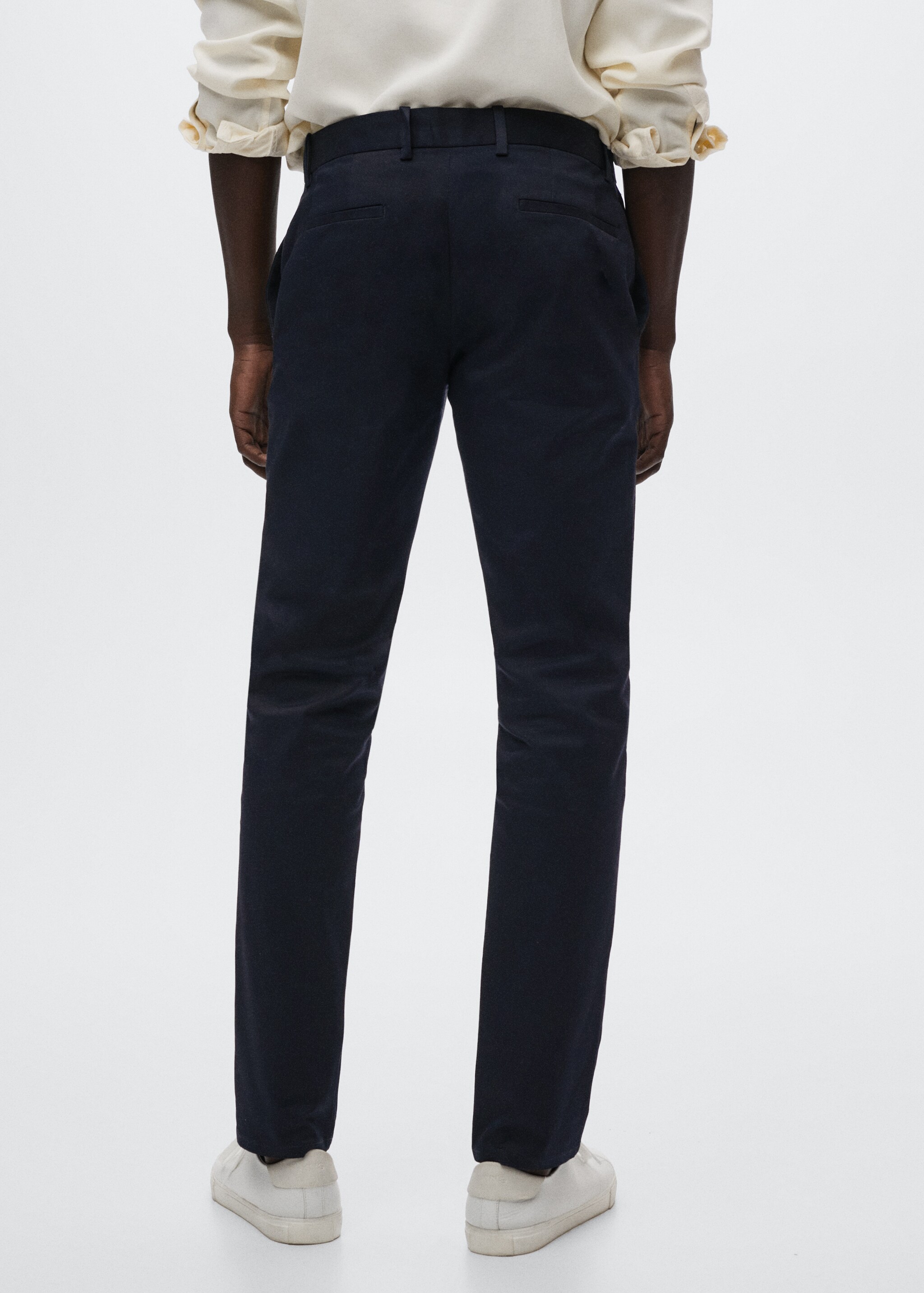 Slim fit chino trousers - Reverse of the article