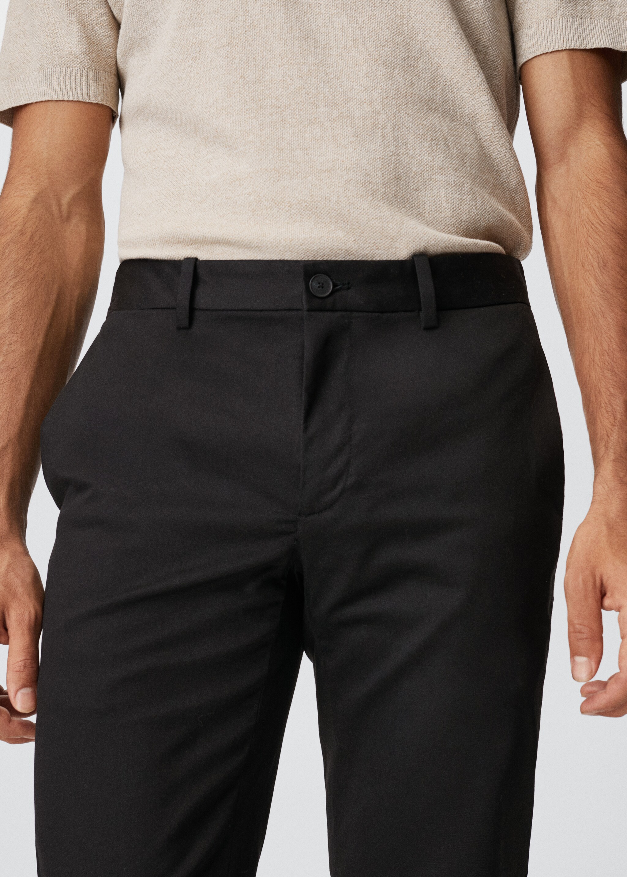 Slim fit chino trousers - Details of the article 1