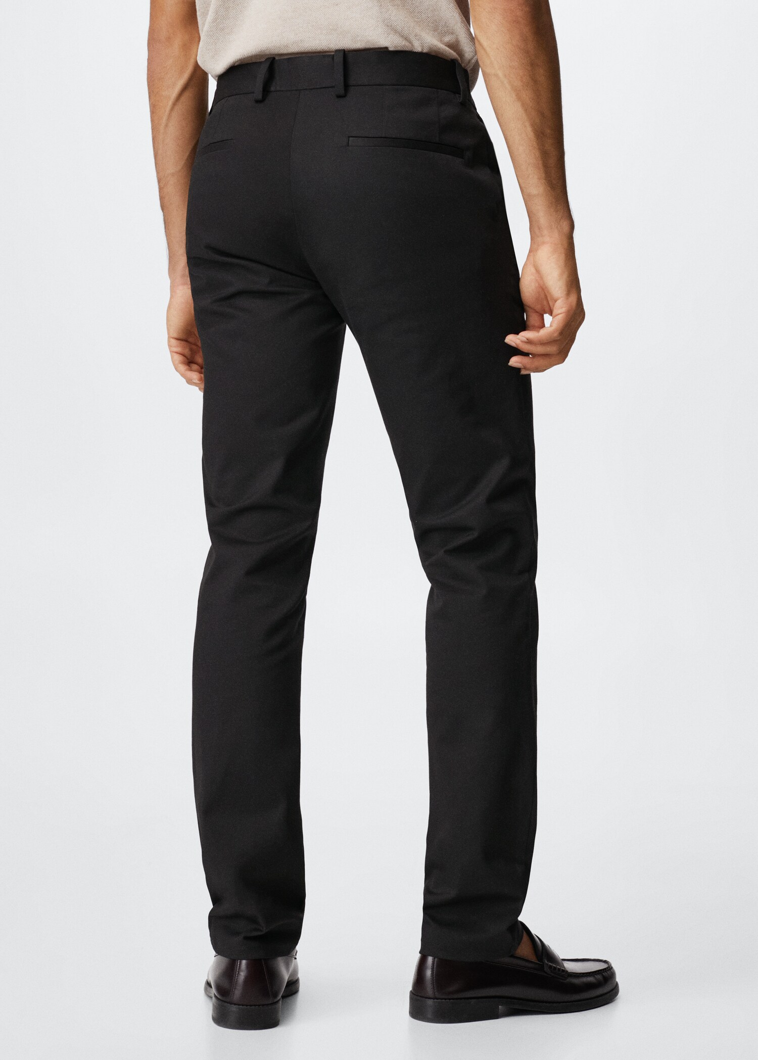 Slim fit chino trousers - Reverse of the article