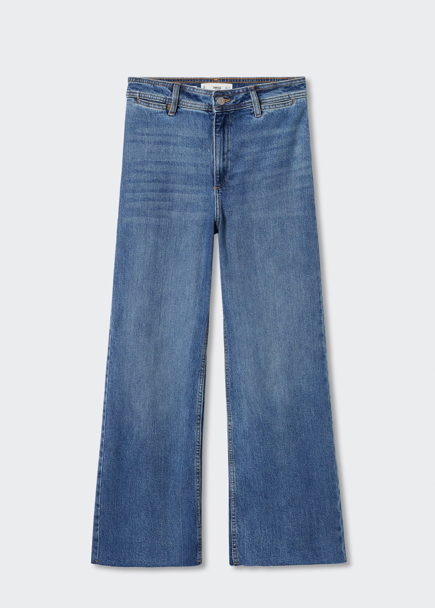 Jeans culotte tiro alto - Artículo sin modelo