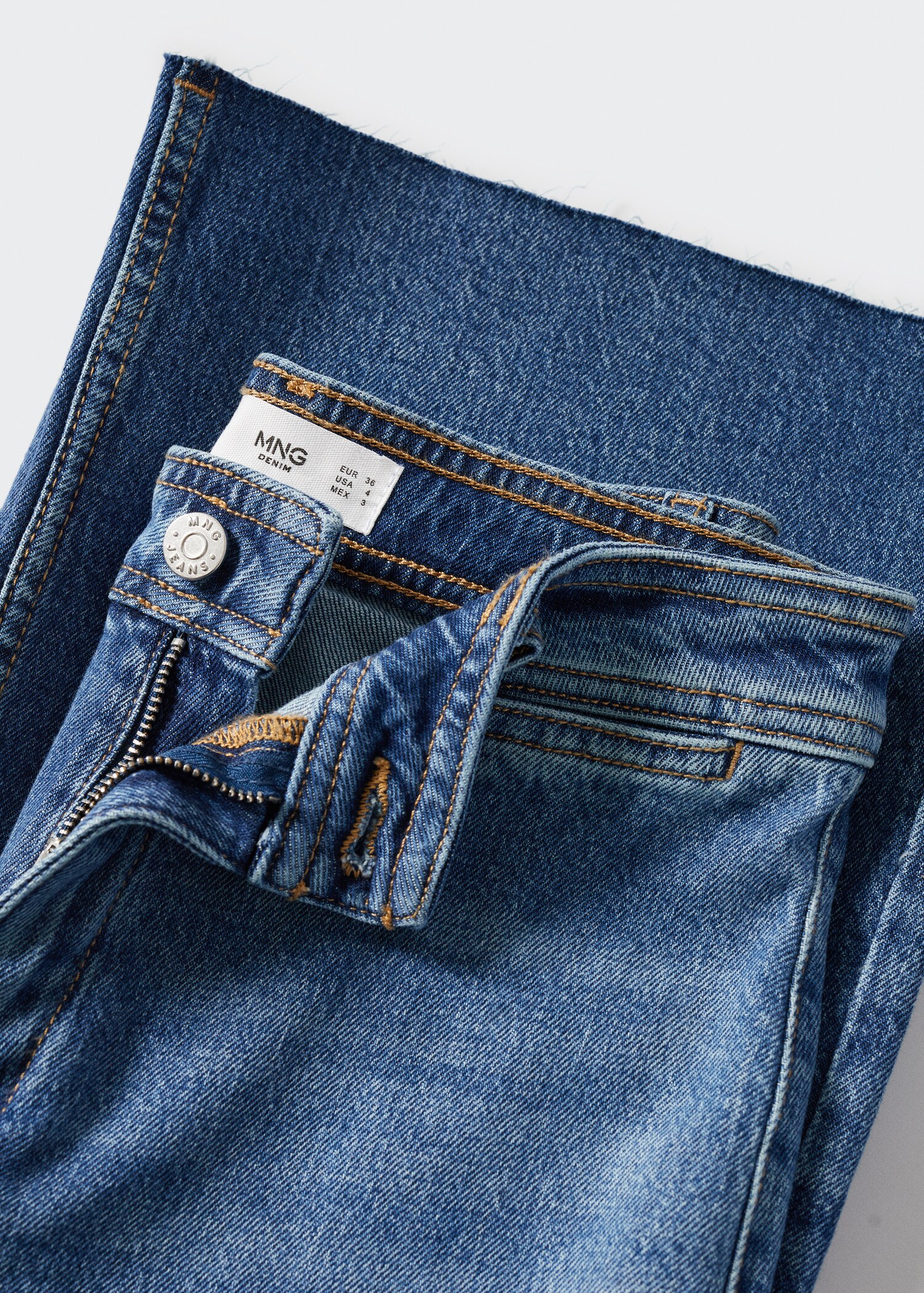 Jeans culotte tiro alto - Detalle del artículo 8